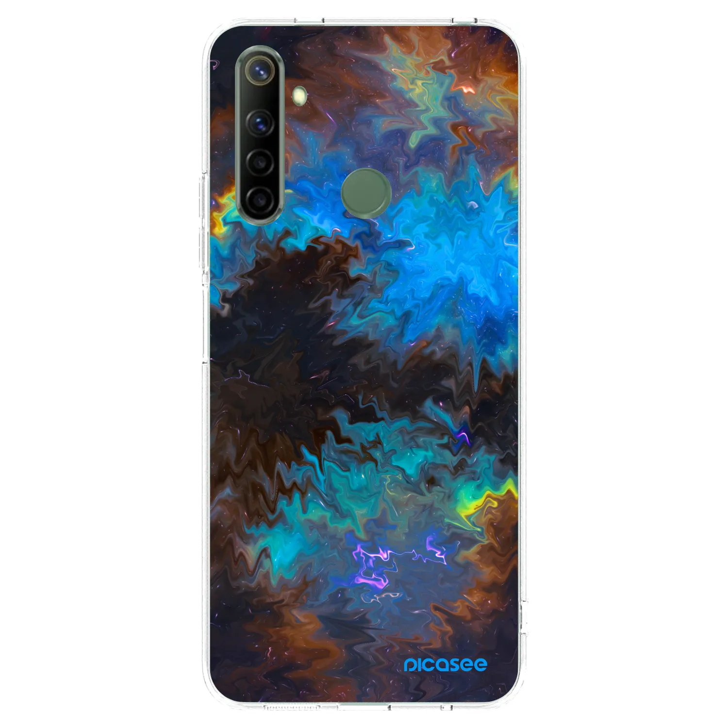 Picasee silikonski prozorni ovitek za Realme 6i - Space