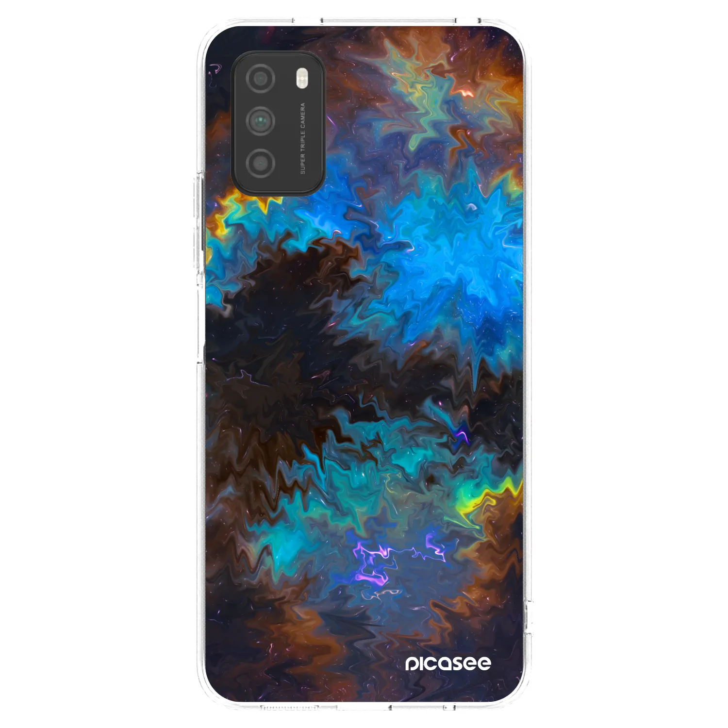 Picasee silikonski prozorni ovitek za Xiaomi Poco M3 - Space