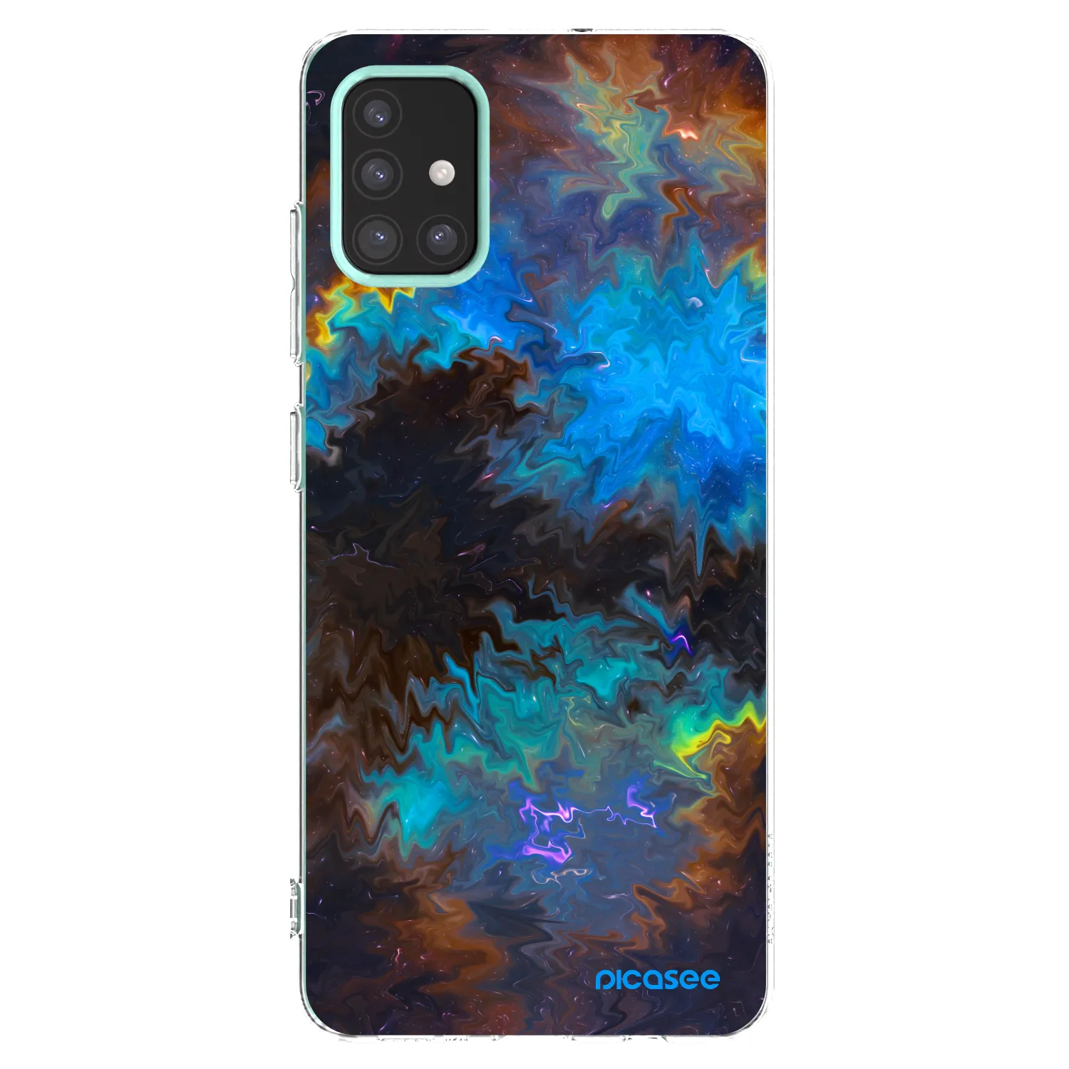 Picasee silikonski prozorni ovitek za Samsung Galaxy M31s - Space