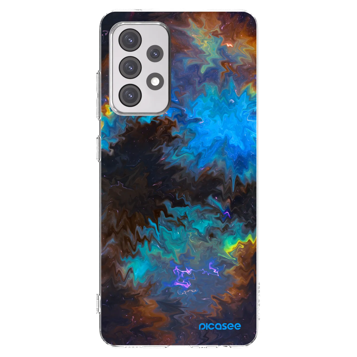 Picasee silikonski prozorni ovitek za Samsung Galaxy A52 5G A525F - Space