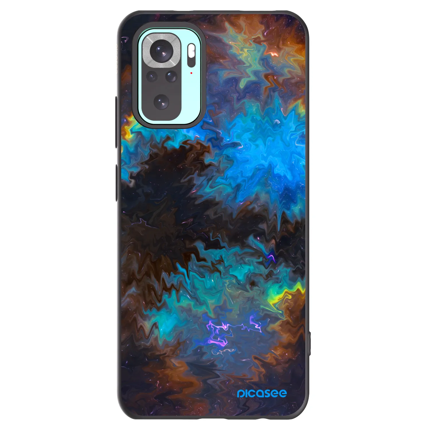 Picasee silikonski črni ovitek za Xiaomi Redmi Note 10 Pro - Space