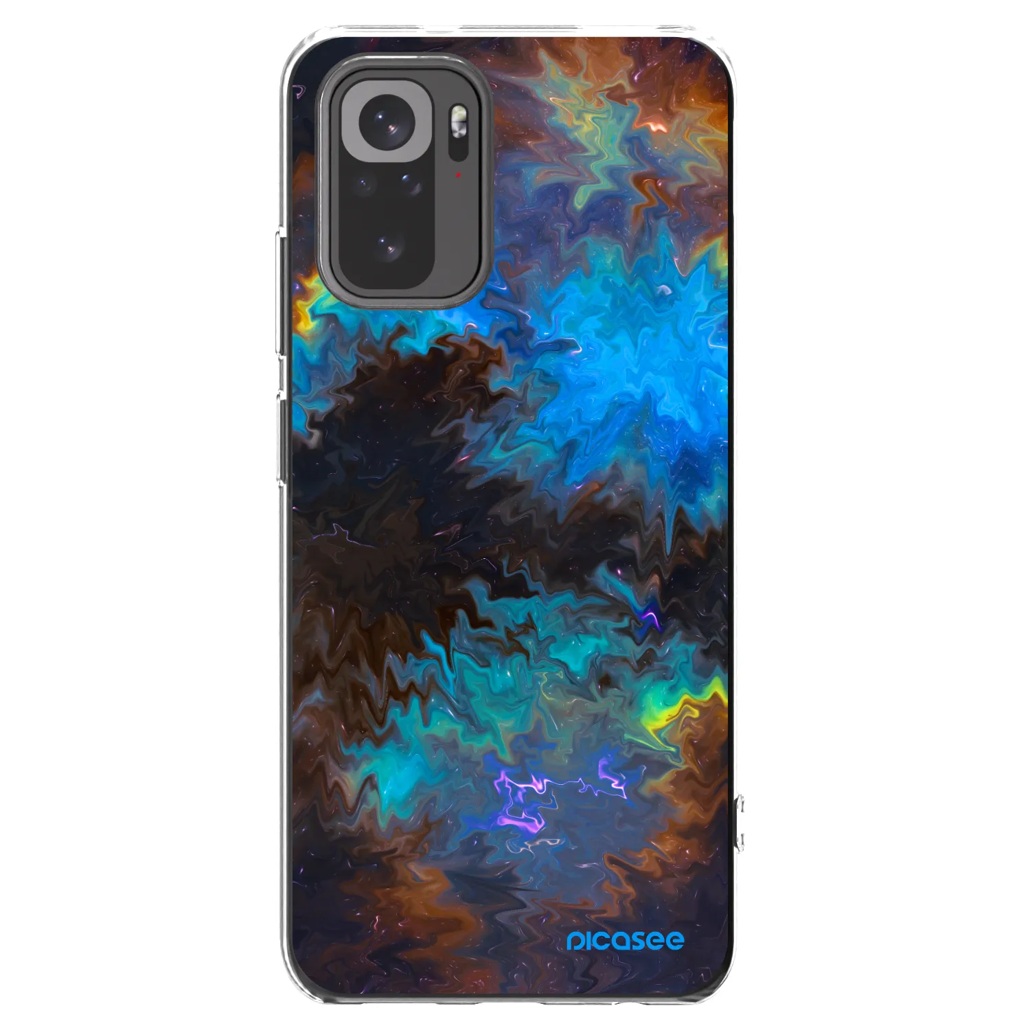 Picasee silikonski prozorni ovitek za Xiaomi Redmi Note 10S - Space
