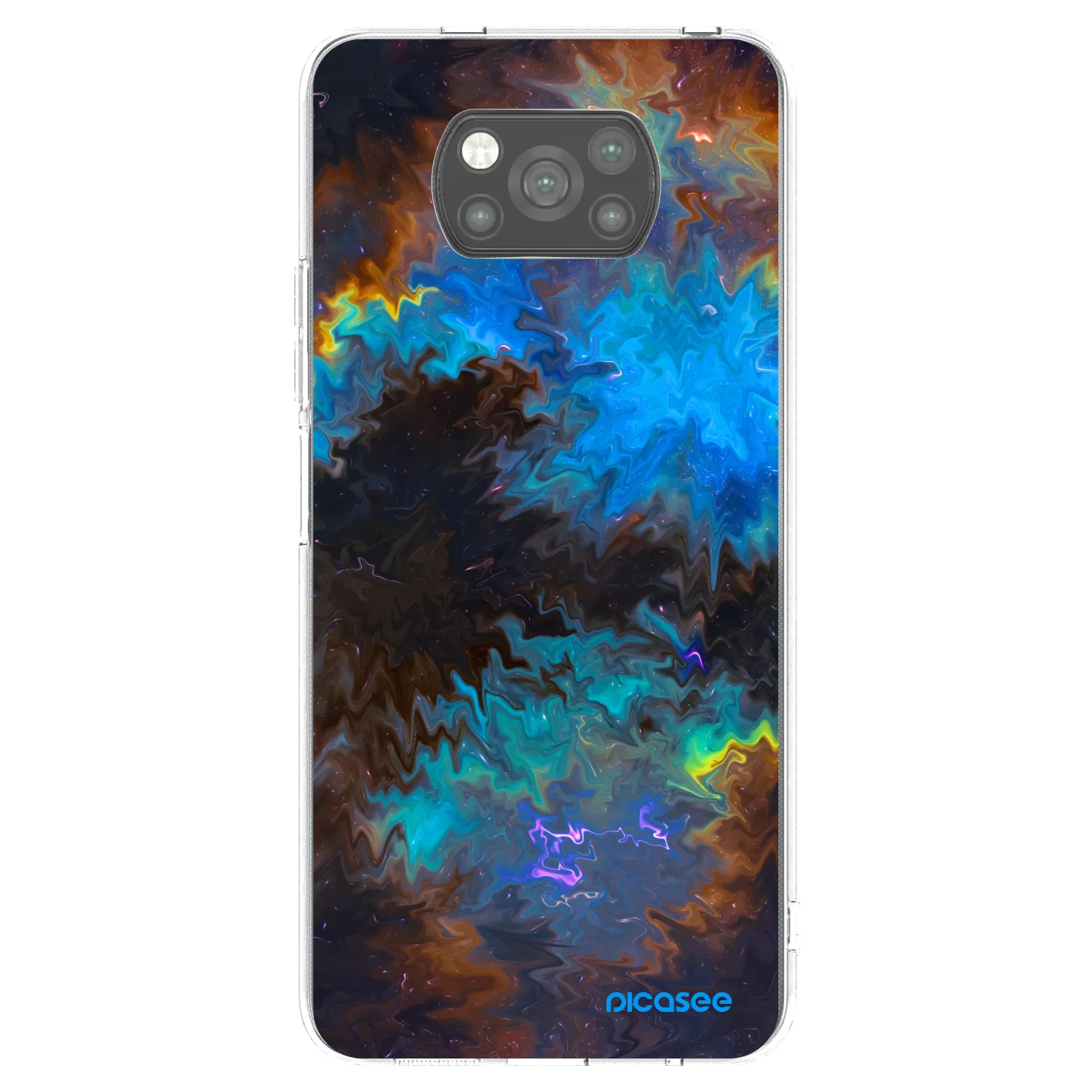Picasee silikonski črni ovitek za Xiaomi Poco X3 Pro - Space