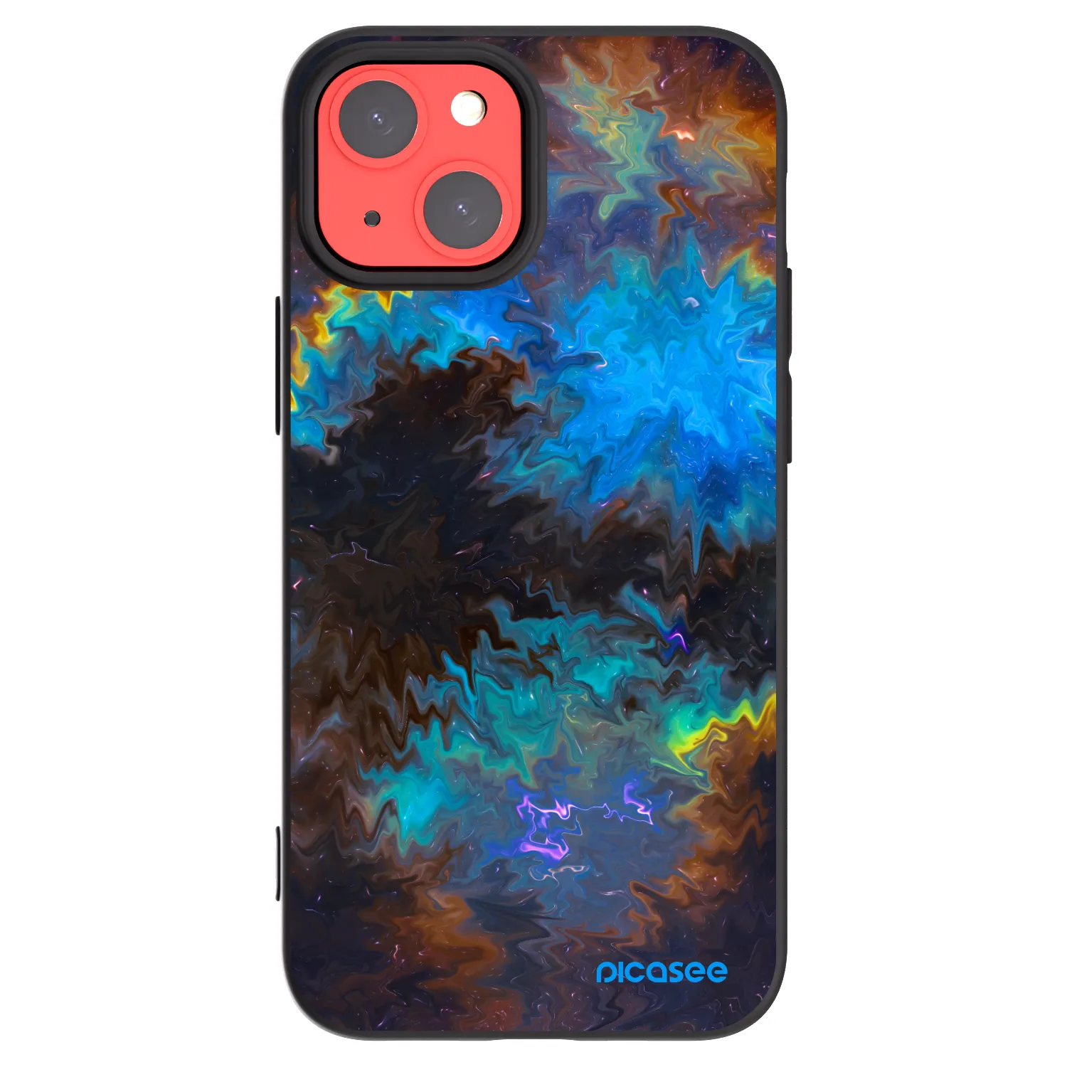 Picasee silikonski črni ovitek za Apple iPhone 13 mini - Space