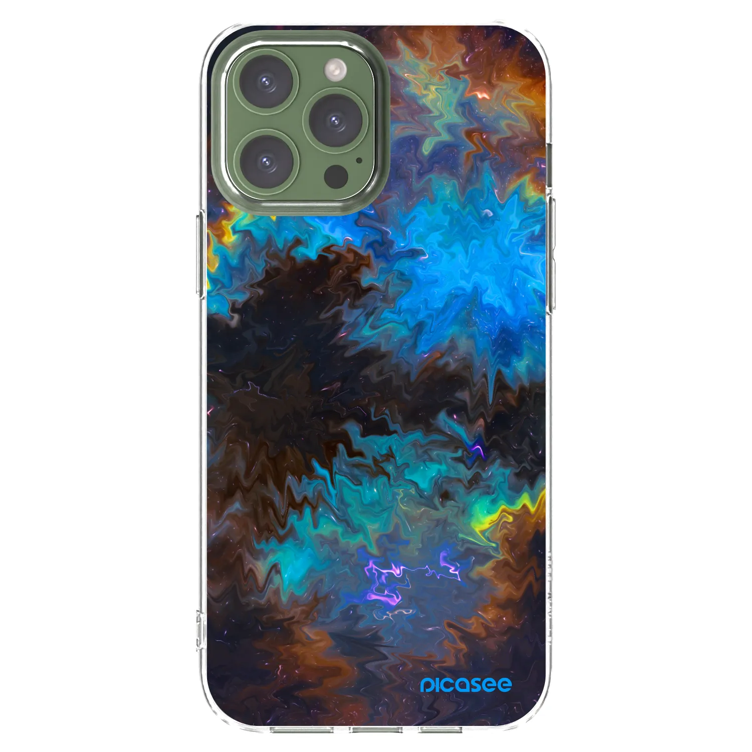 Picasee silikonski prozorni ovitek za Apple iPhone 13 Pro Max - Space