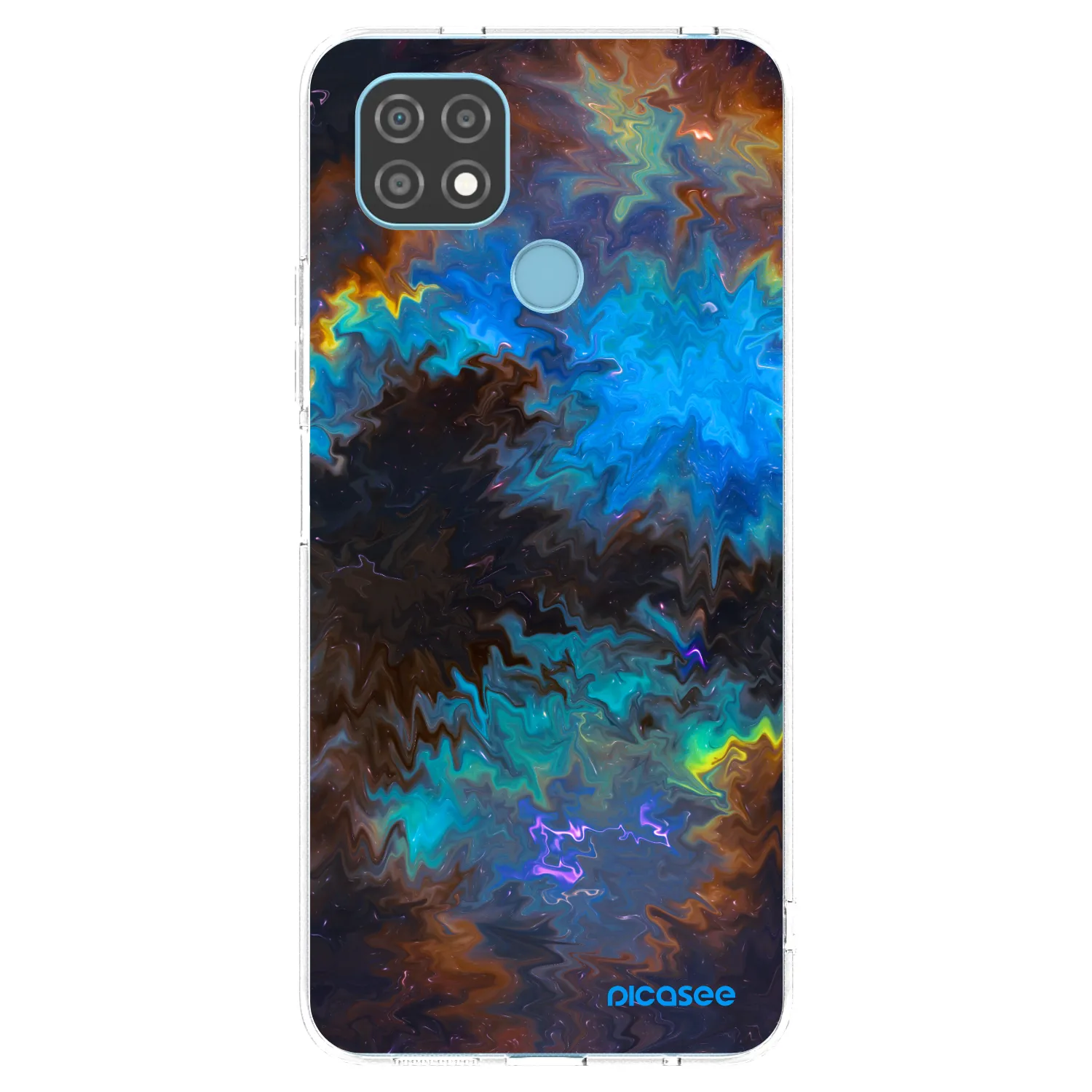 Picasee silikonski prozorni ovitek za Realme C21 - Space