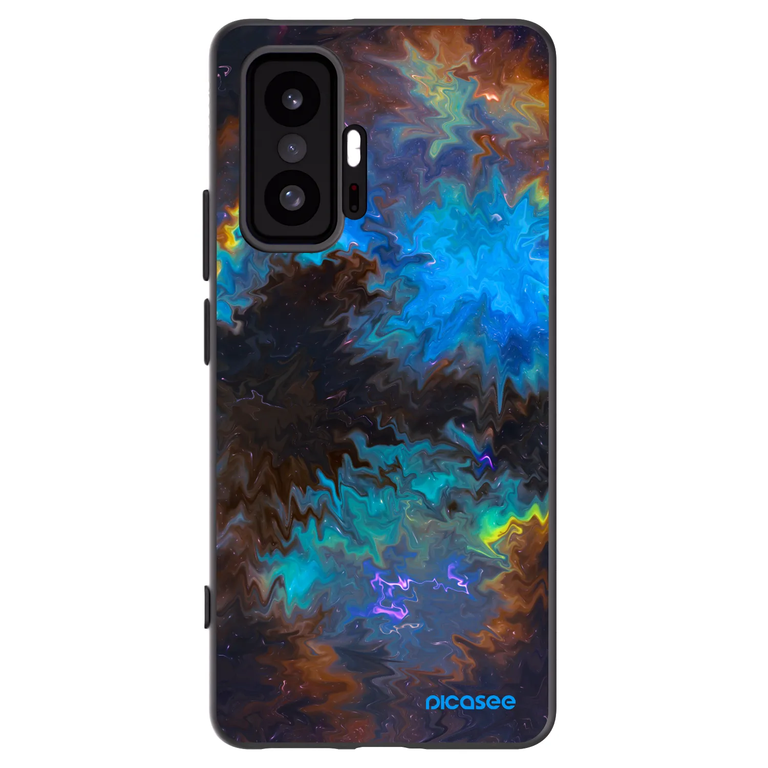 Picasee silikonski črni ovitek za Xiaomi 11T - Space