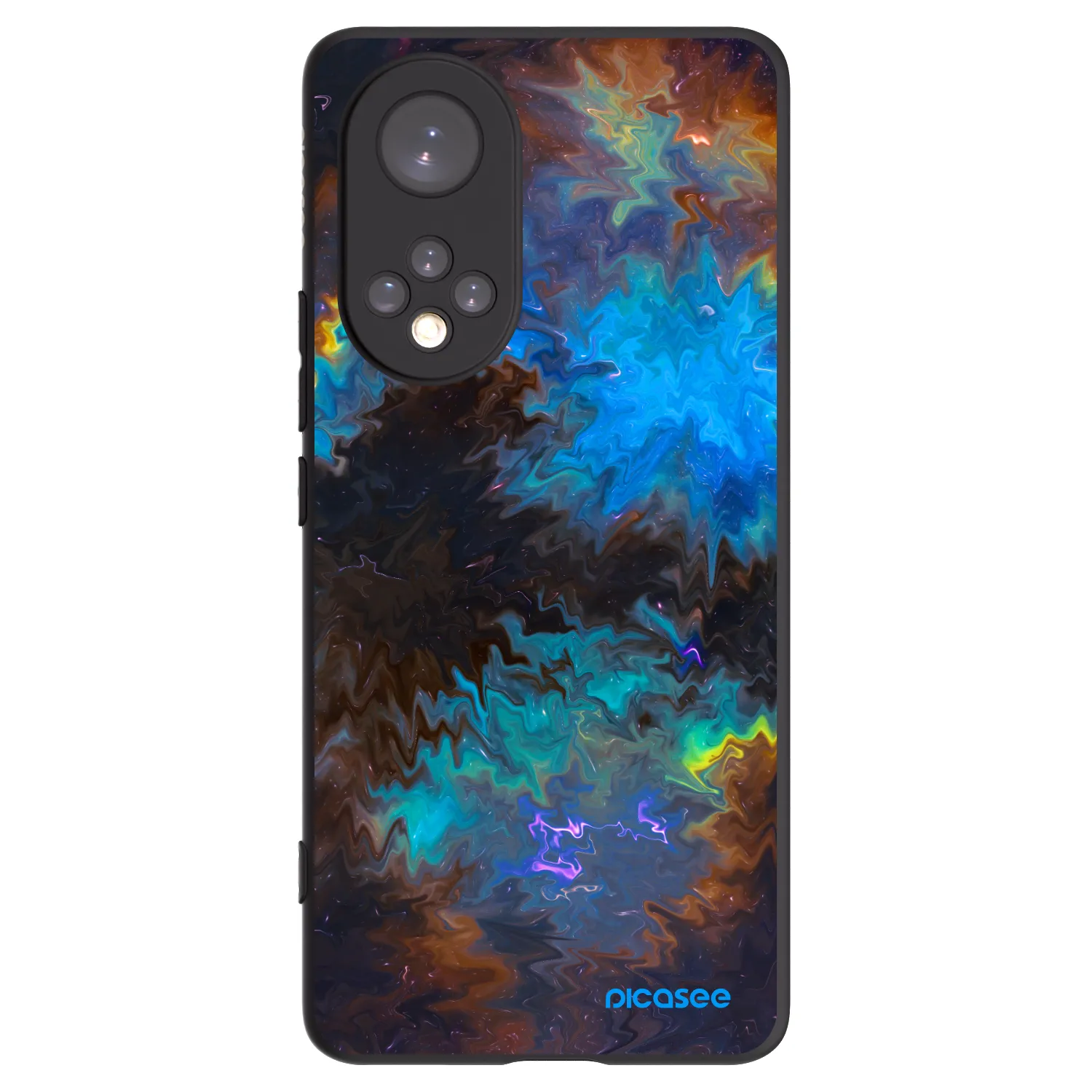 Picasee silikonski črni ovitek za Honor 50 5G - Space