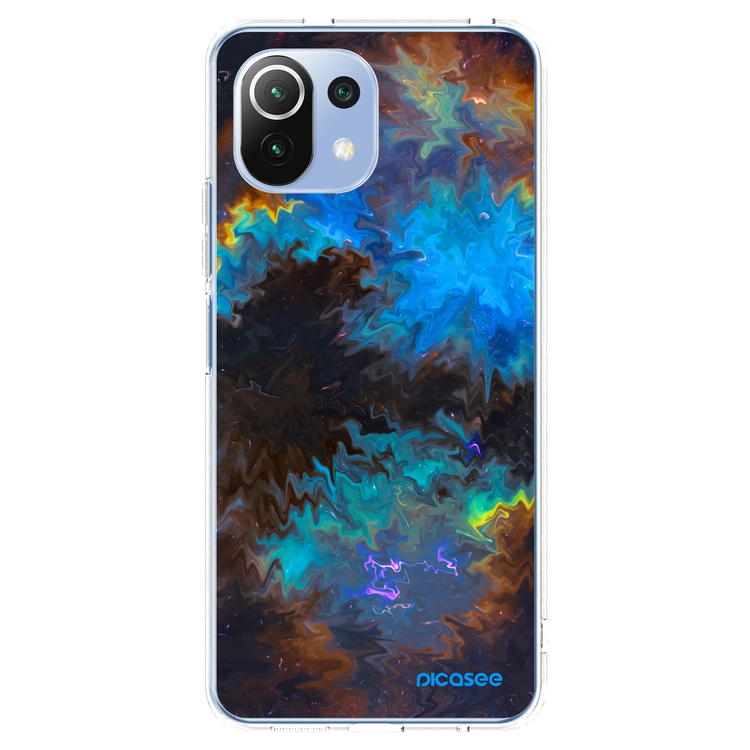 Picasee silikonski prozorni ovitek za Xiaomi 11 Lite 5G NE - Space