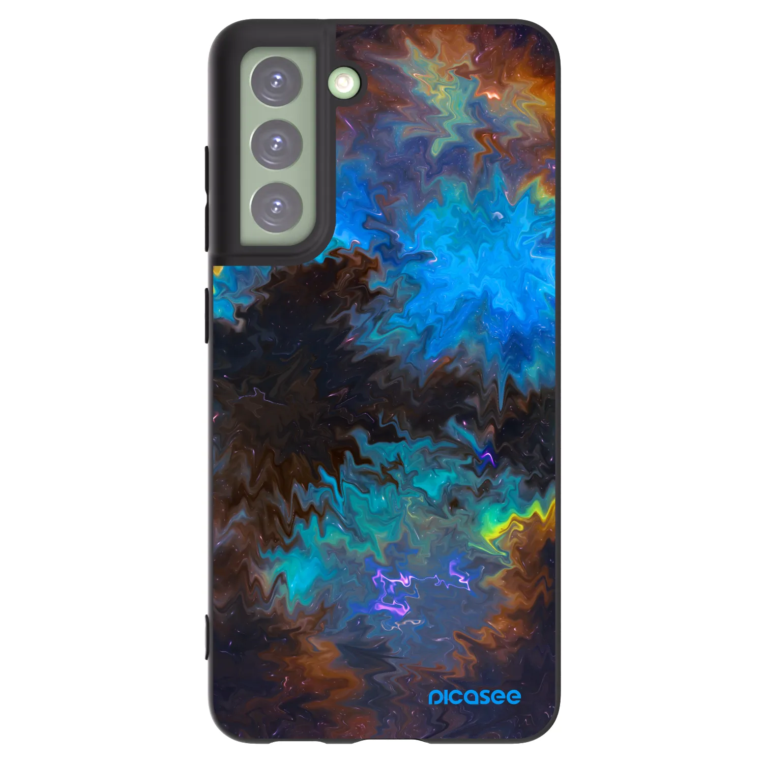 Picasee silikonski črni ovitek za Samsung Galaxy S21 FE 5G - Space