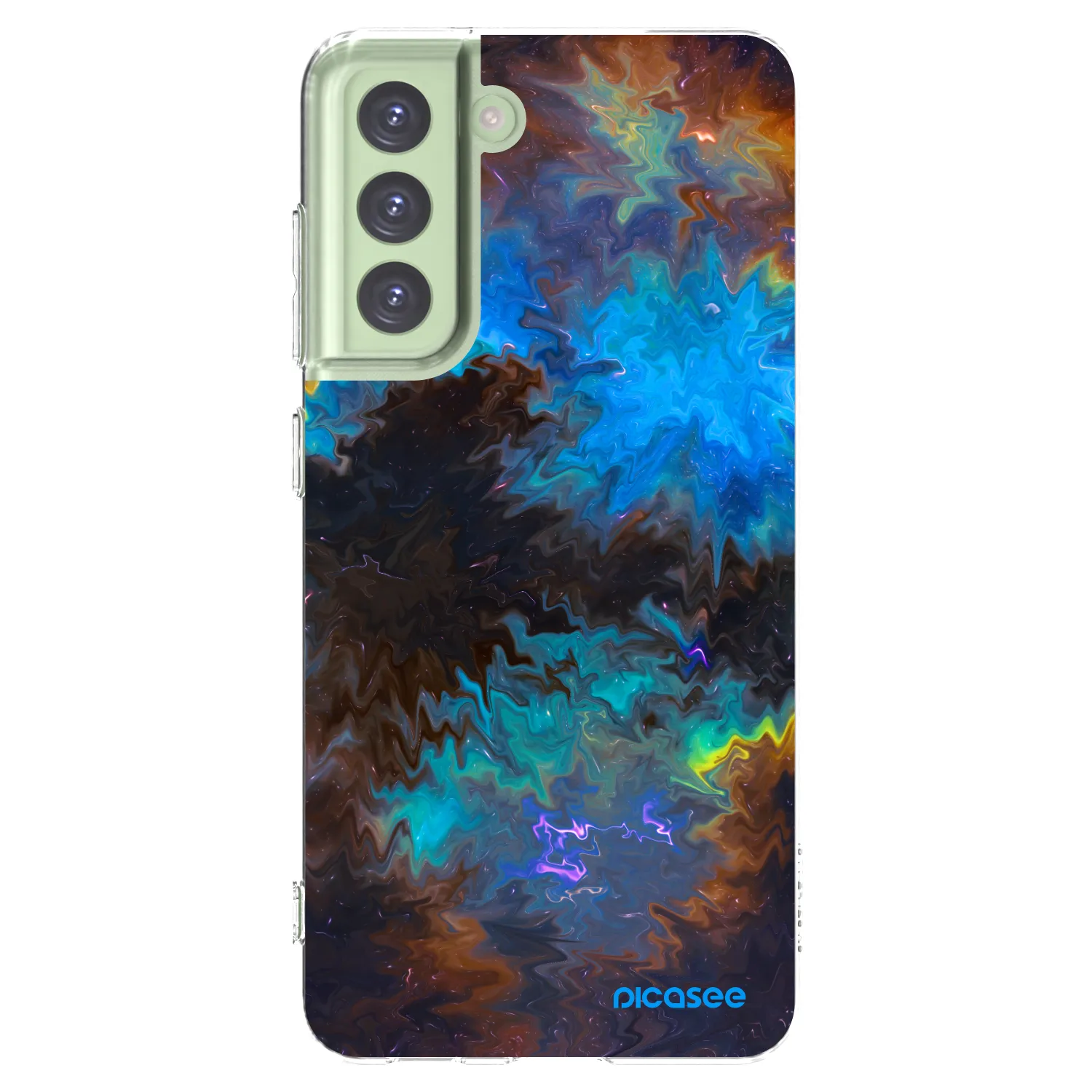 Picasee silikonski prozorni ovitek za Samsung Galaxy S21 FE 5G - Space