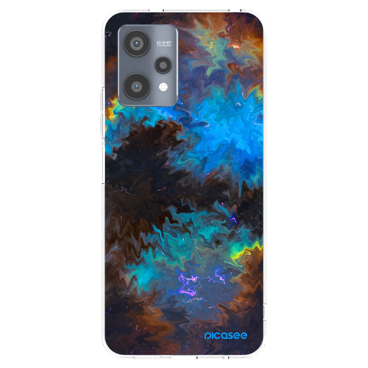 Picasee silikonski prozorni ovitek za Realme 9 Pro 5G - Space