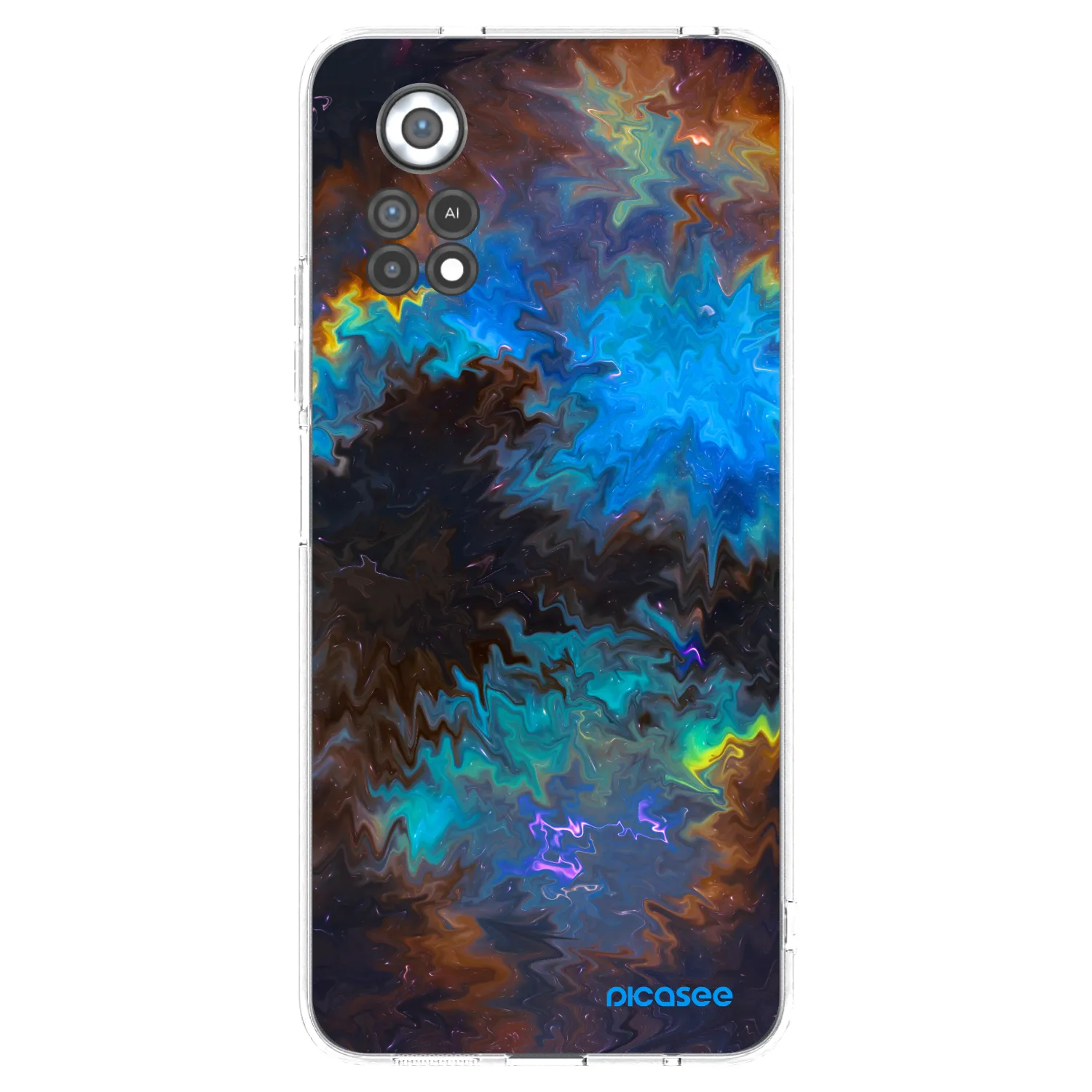 Picasee silikonski prozorni ovitek za Xiaomi Poco X4 Pro 5G - Space