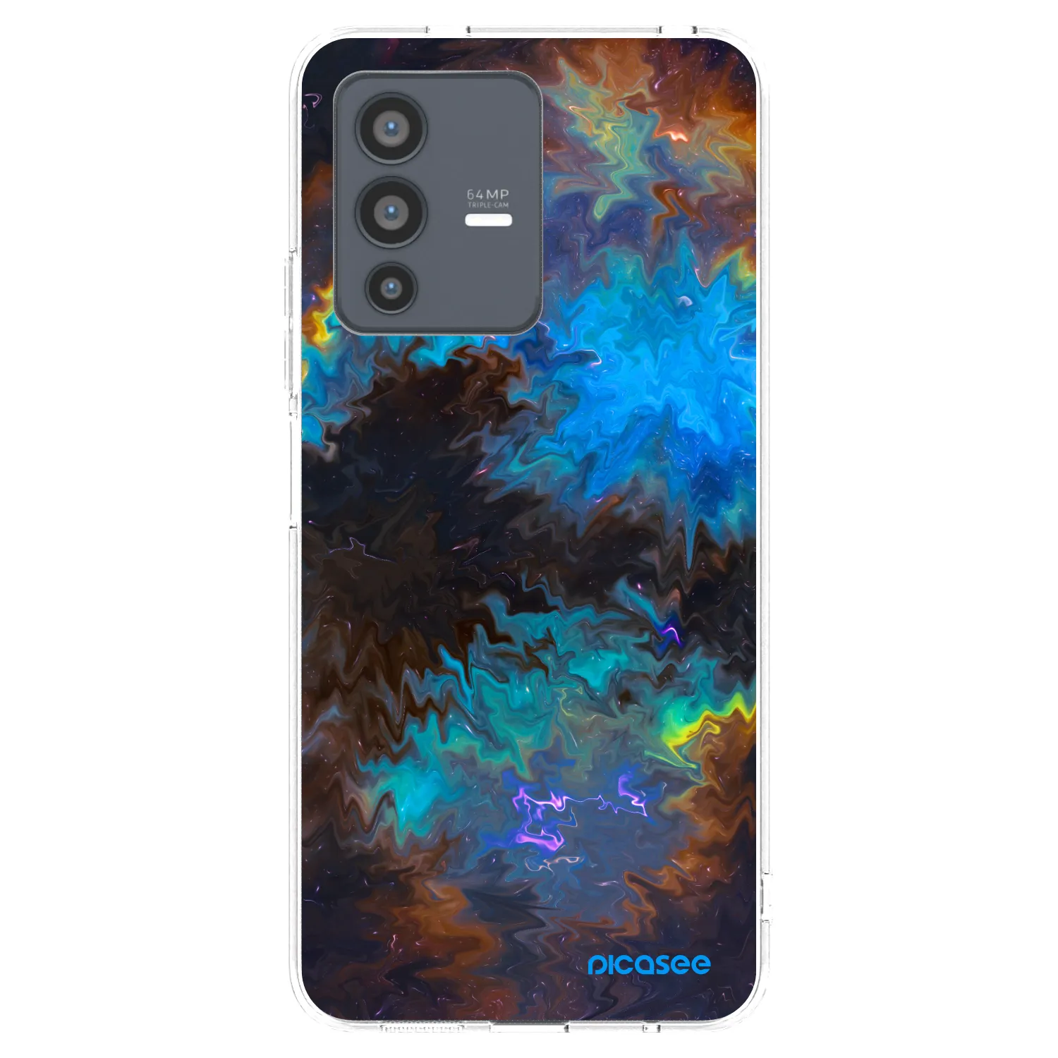 Picasee silikonski prozorni ovitek za Vivo V23 5G - Space