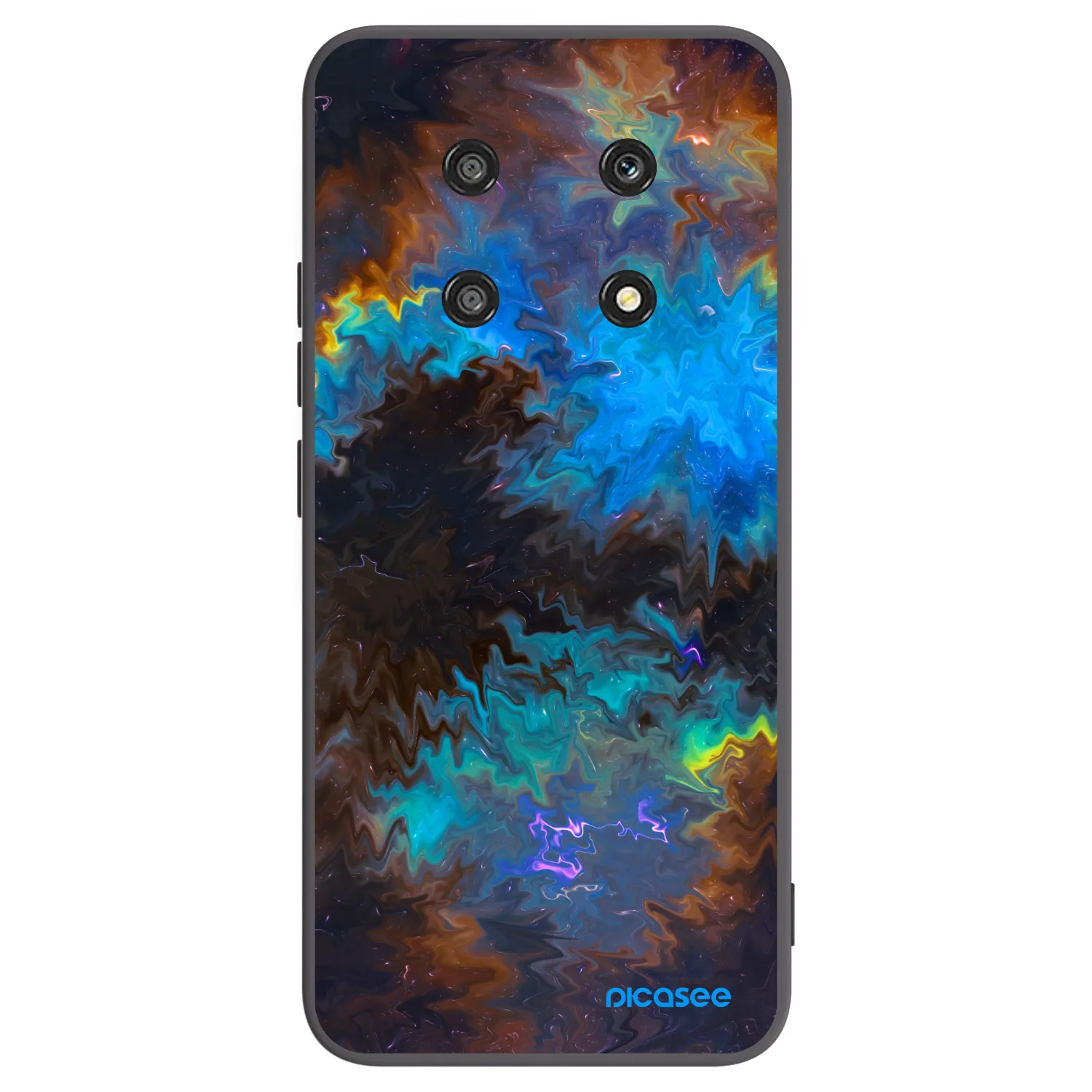 Picasee silikonski črni ovitek za Honor Magic4 Lite 5G - Space