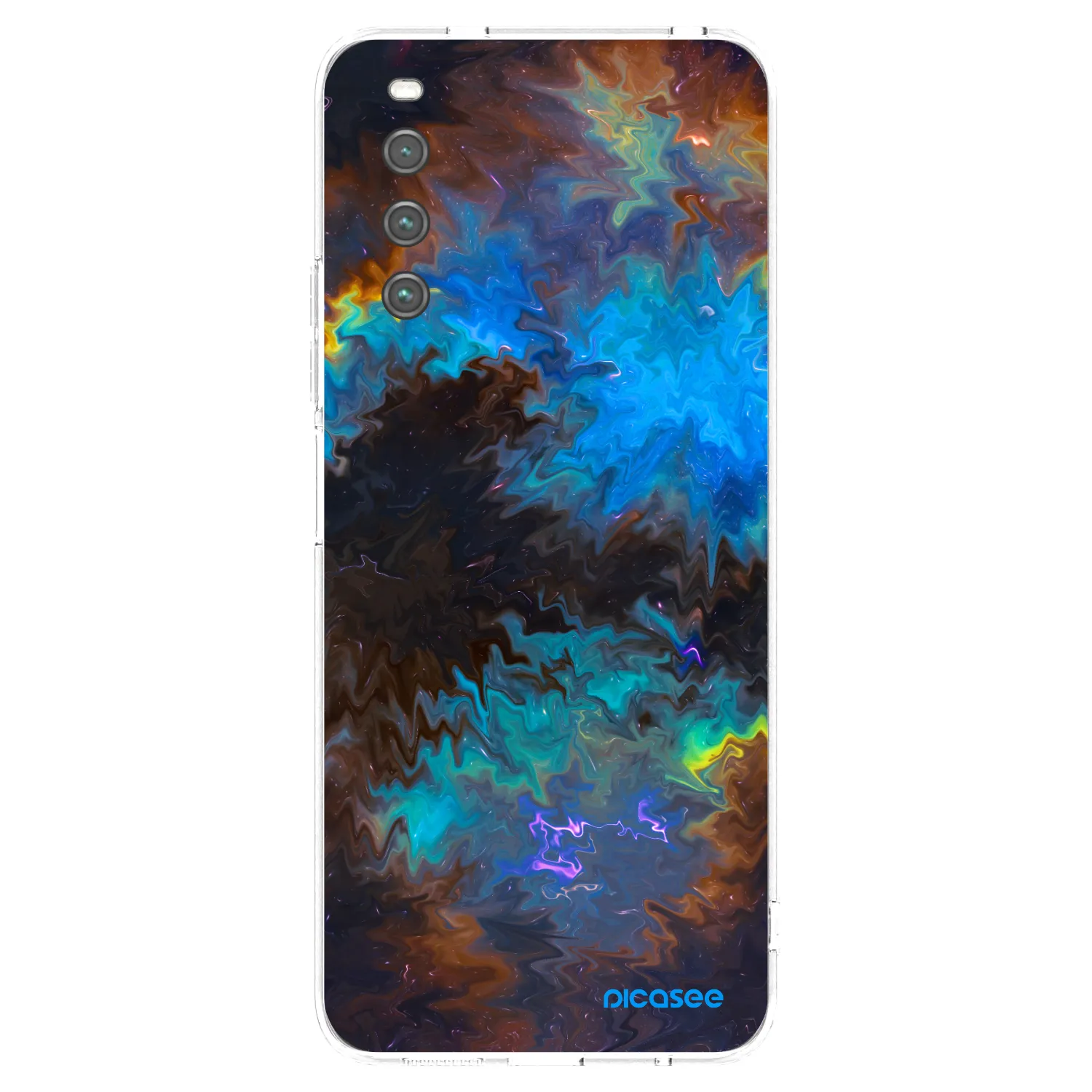 Picasee silikonski prozorni ovitek za Sony Xperia 10 IV 5G - Space