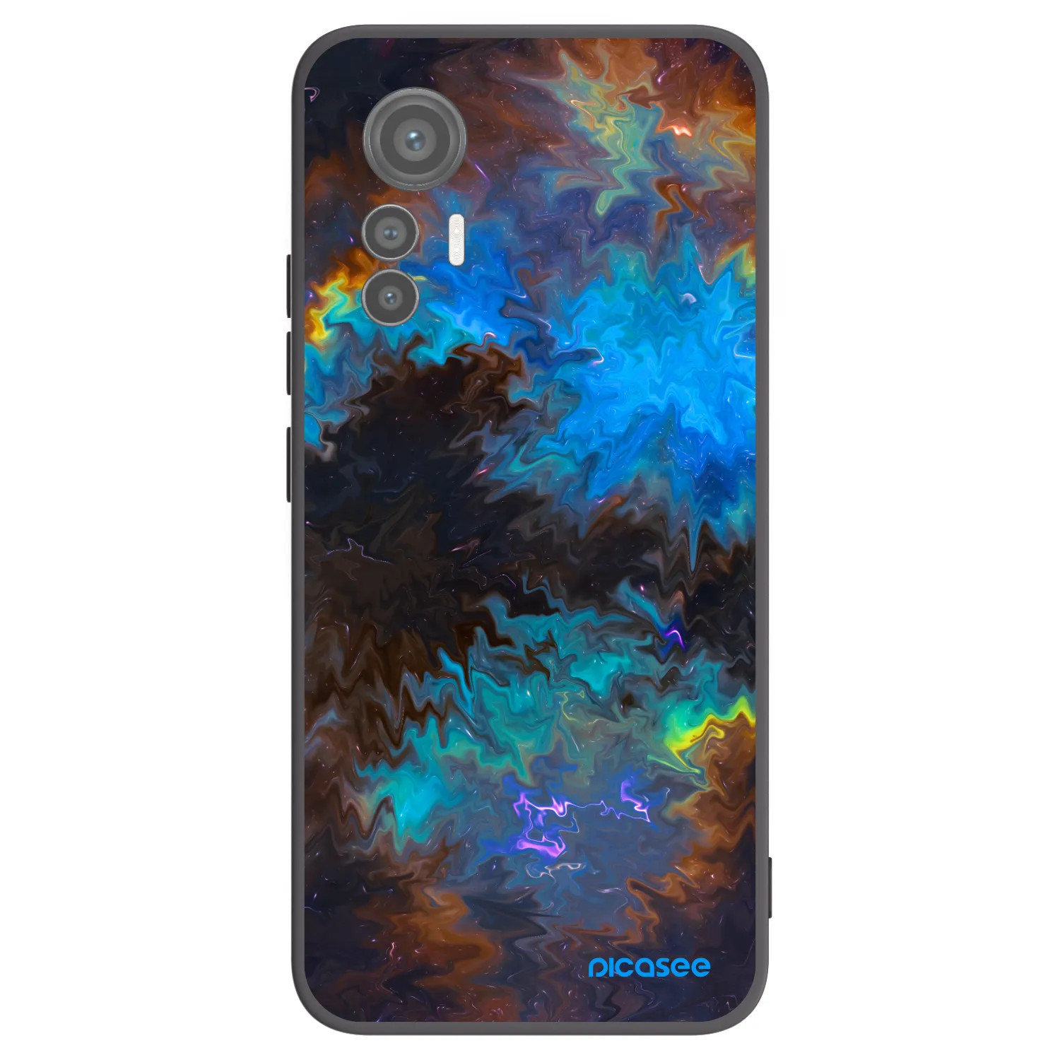 Picasee silikonski črni ovitek za Xiaomi 12 Lite - Space