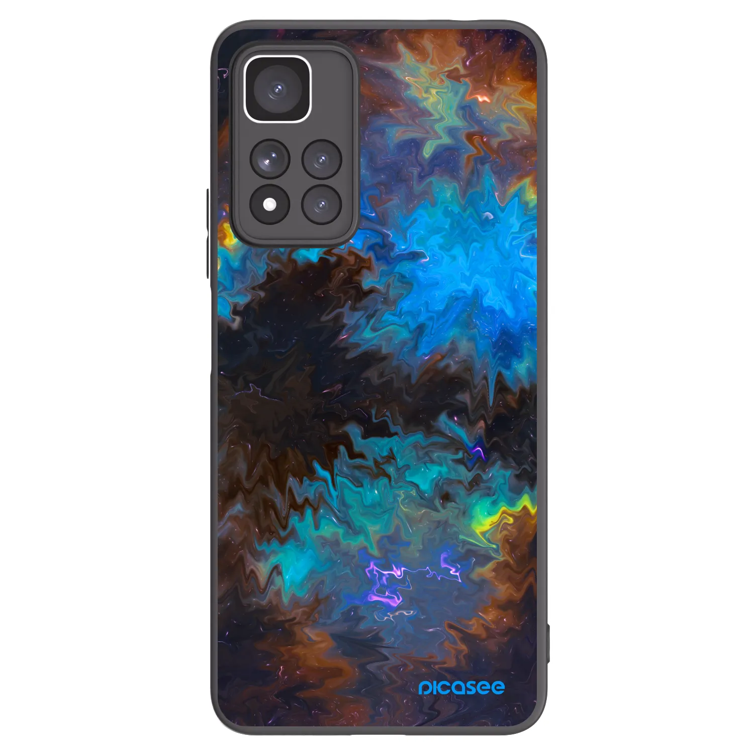 Picasee silikonski črni ovitek za Xiaomi Redmi Note 11 Pro+ 5G - Space