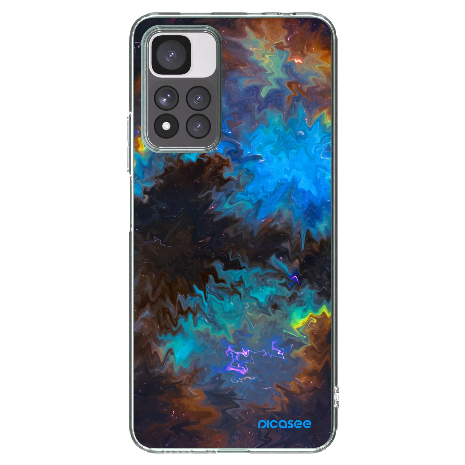 Picasee silikonski prozorni ovitek za Xiaomi Redmi Note 11 Pro+ 5G - Space