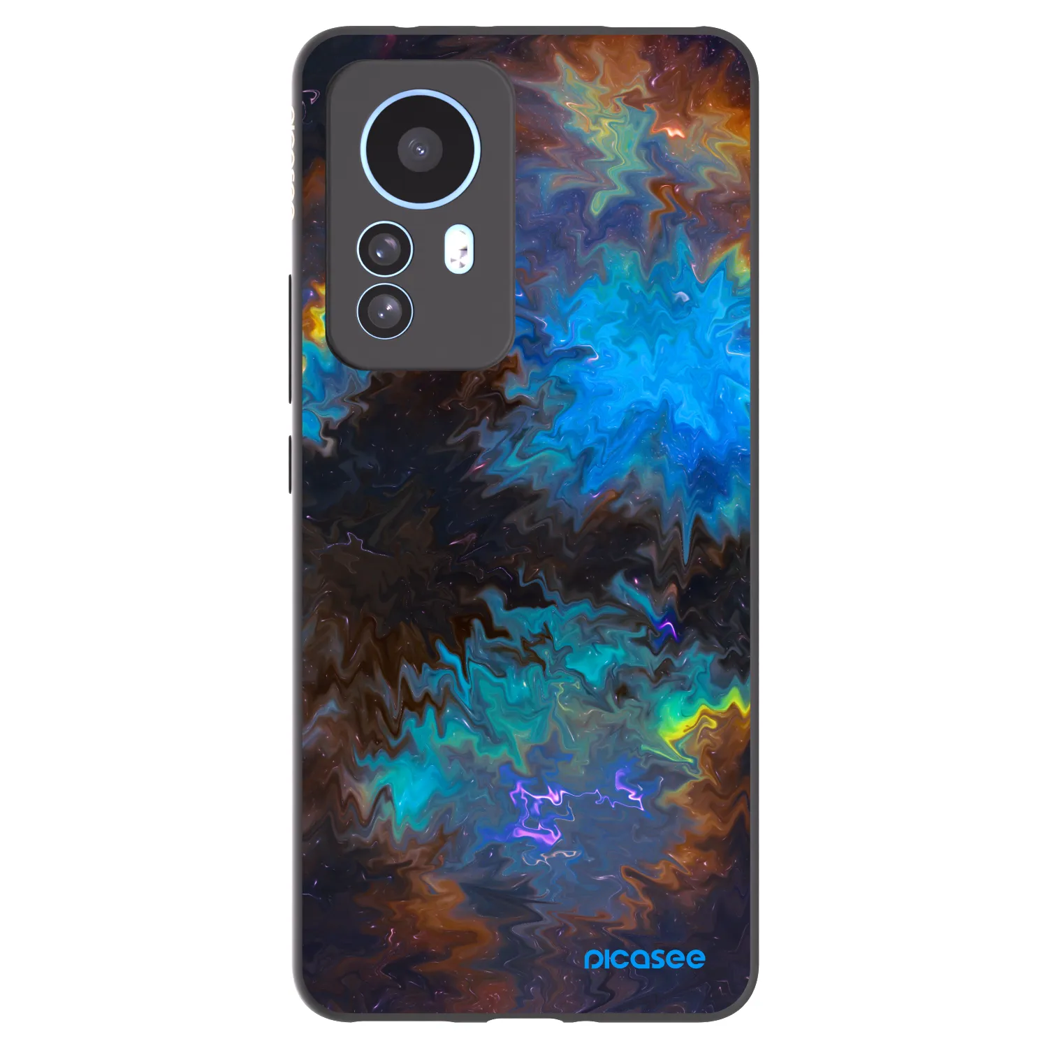 Picasee silikonski črni ovitek za Xiaomi 12T Pro - Space