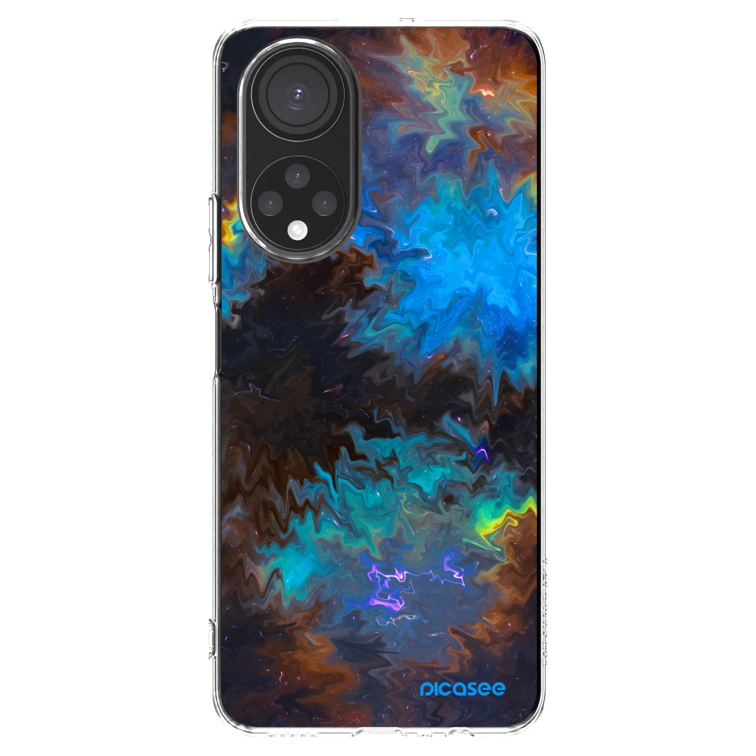Picasee silikonski prozorni ovitek za Honor X7 - Space