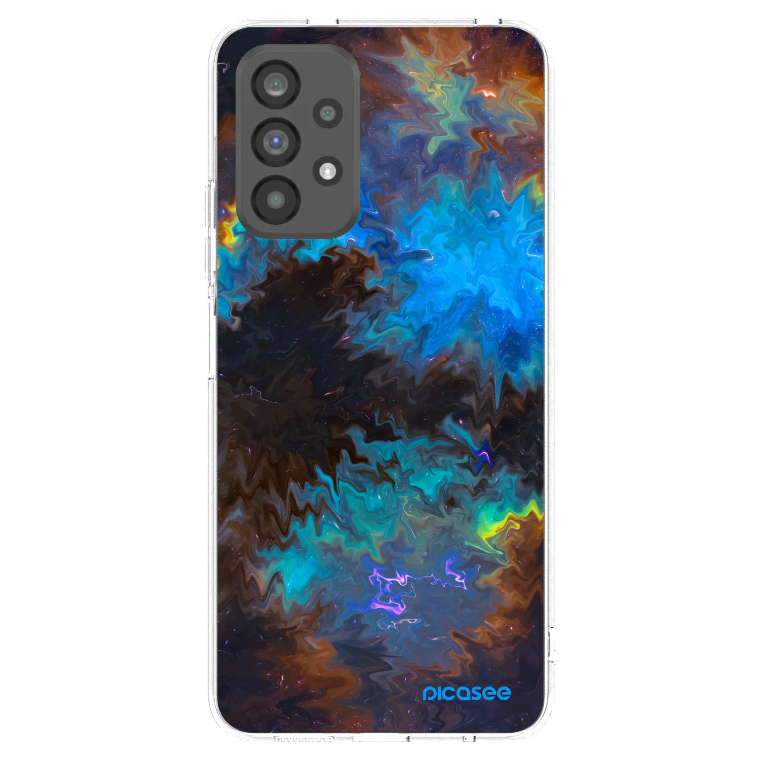 Picasee silikonski prozorni ovitek za Samsung Galaxy A73 5G - Space