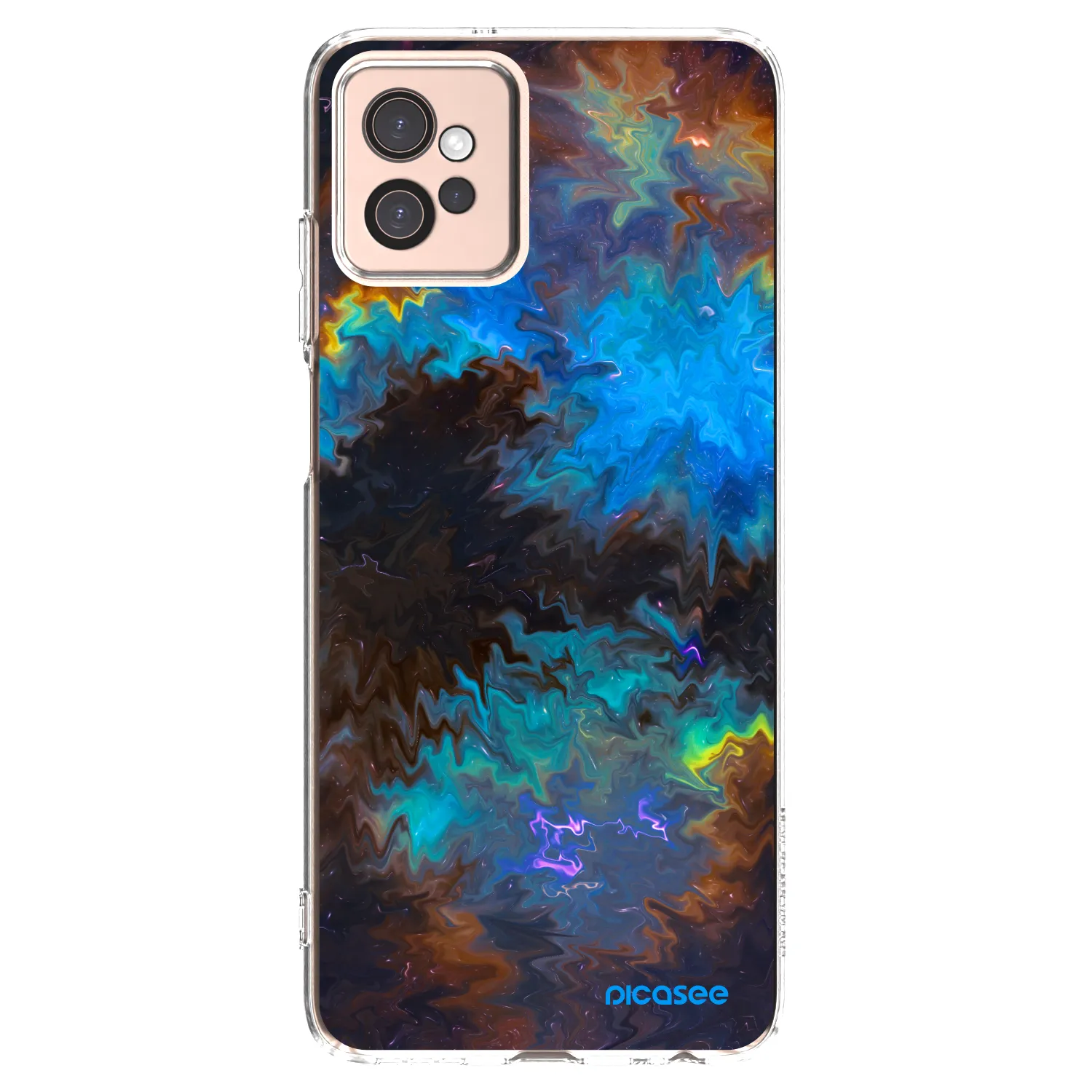 Picasee silikonski prozorni ovitek za Motorola Moto G32 - Space