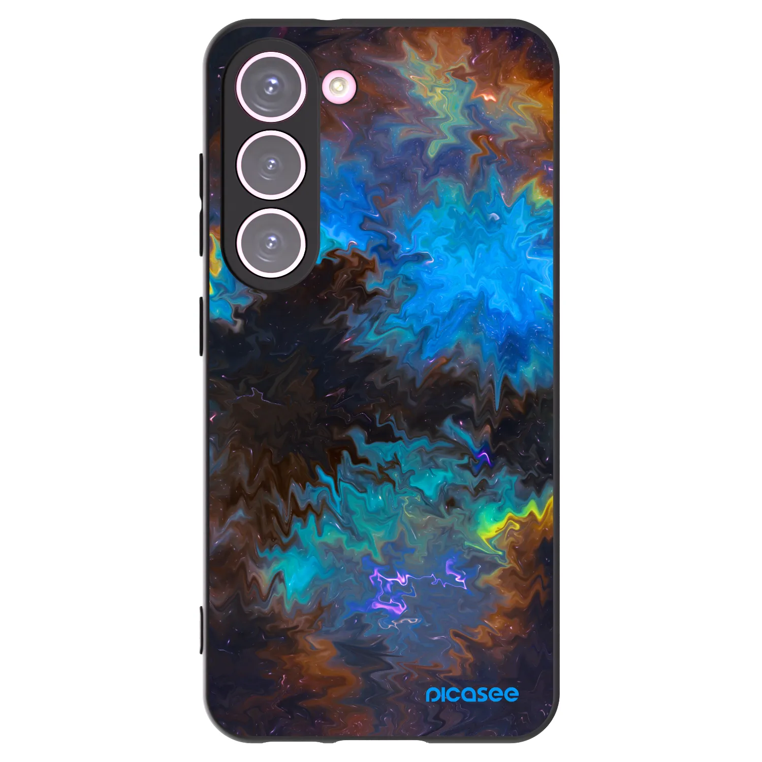 Picasee silikonski črni ovitek za Samsung Galaxy S23 5G - Space