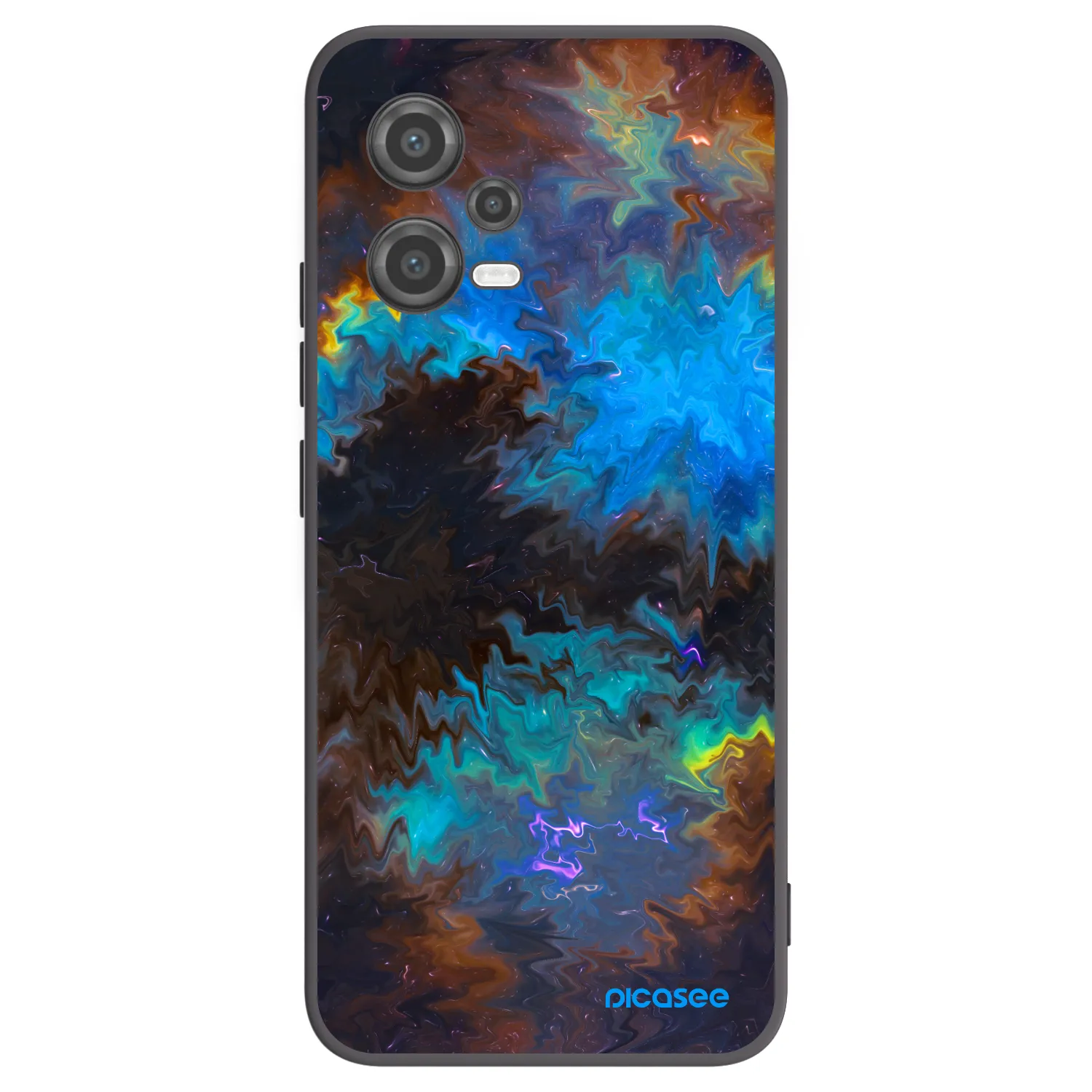 Picasee silikonski črni ovitek za Xiaomi Poco X5 - Space