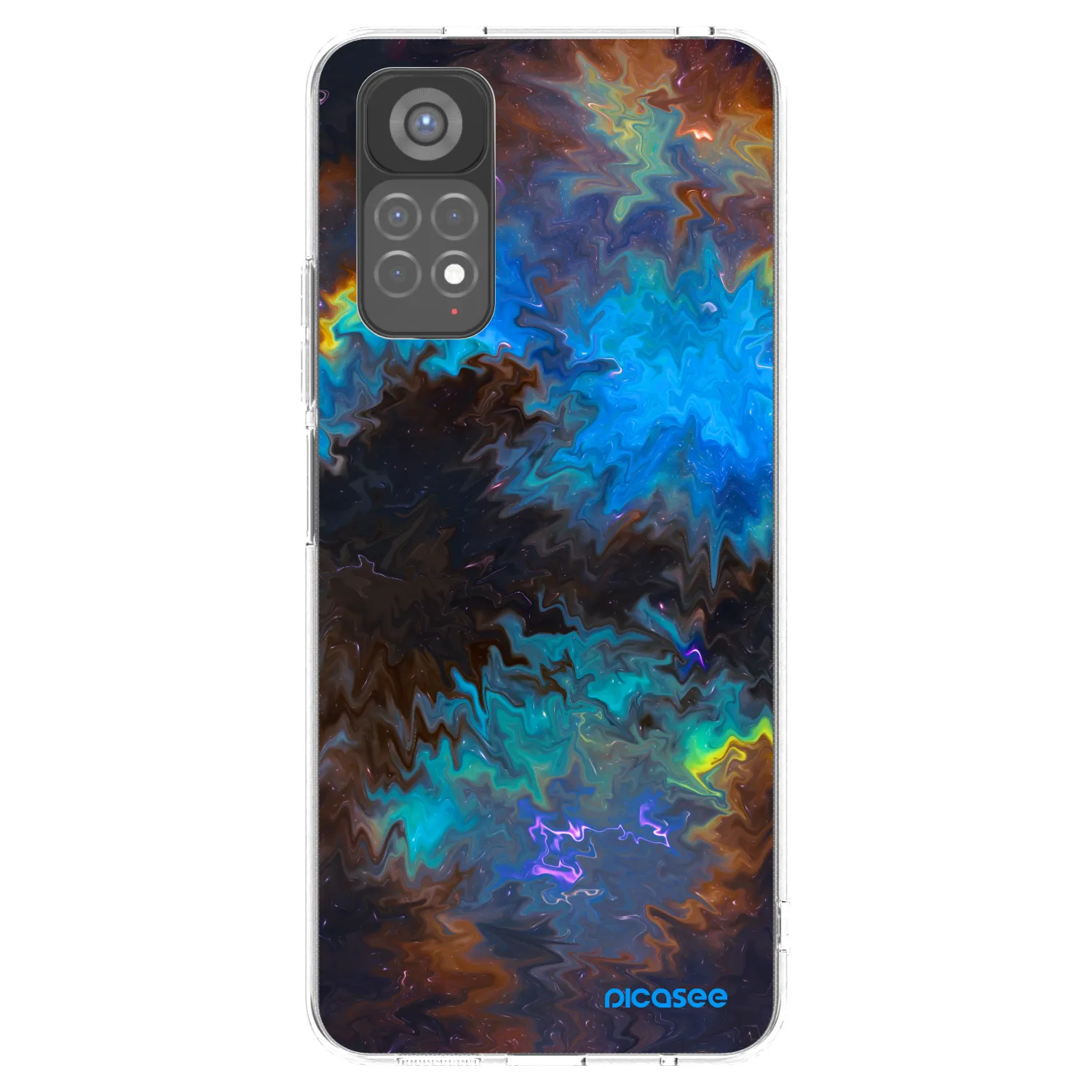 Picasee silikonski prozorni ovitek za Xiaomi Redmi Note 11S 5G - Space