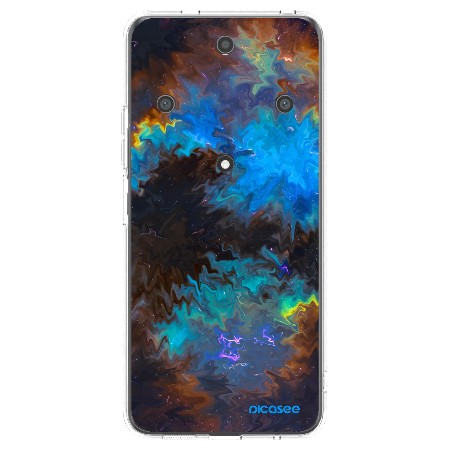 Picasee silikonski prozorni ovitek za Honor Magic5 Lite 5G - Space