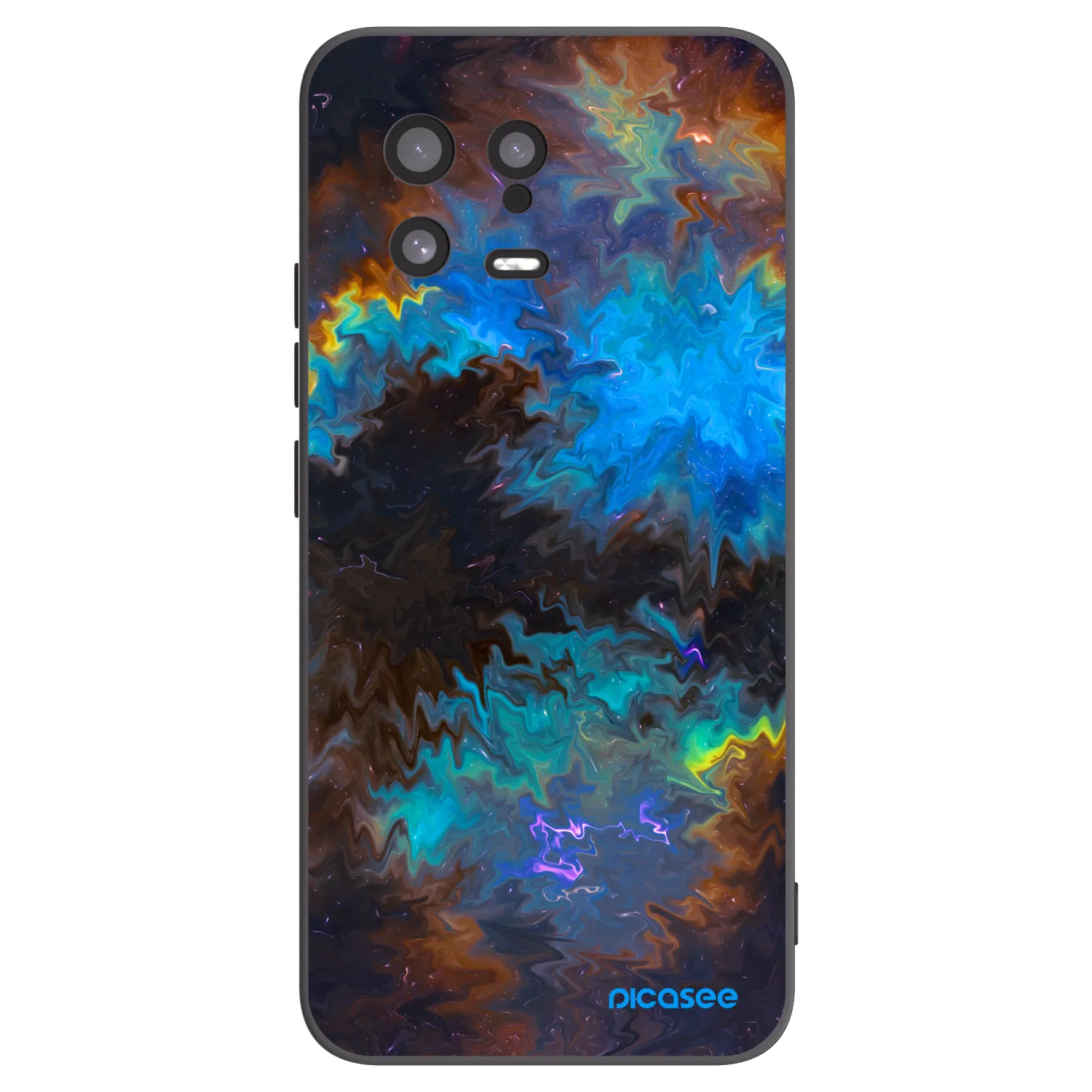 Picasee silikonski črni ovitek za Xiaomi 13 - Space