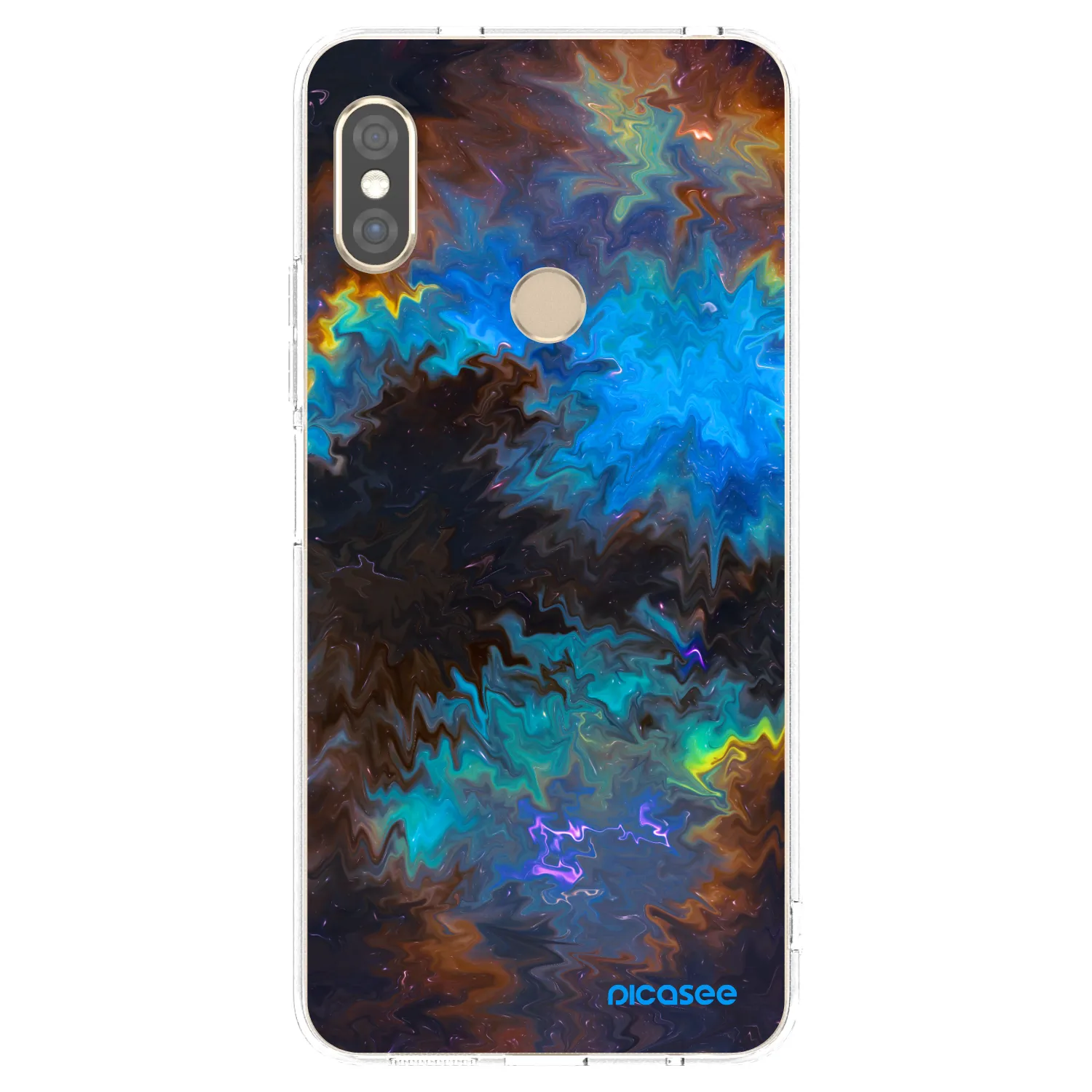Picasee silikonski prozorni ovitek za Xiaomi Redmi Note 5 Global - Space