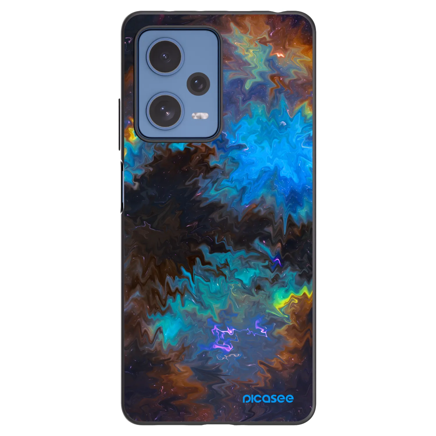 Picasee silikonski črni ovitek za Xiaomi Redmi Note 12 Pro 5G - Space