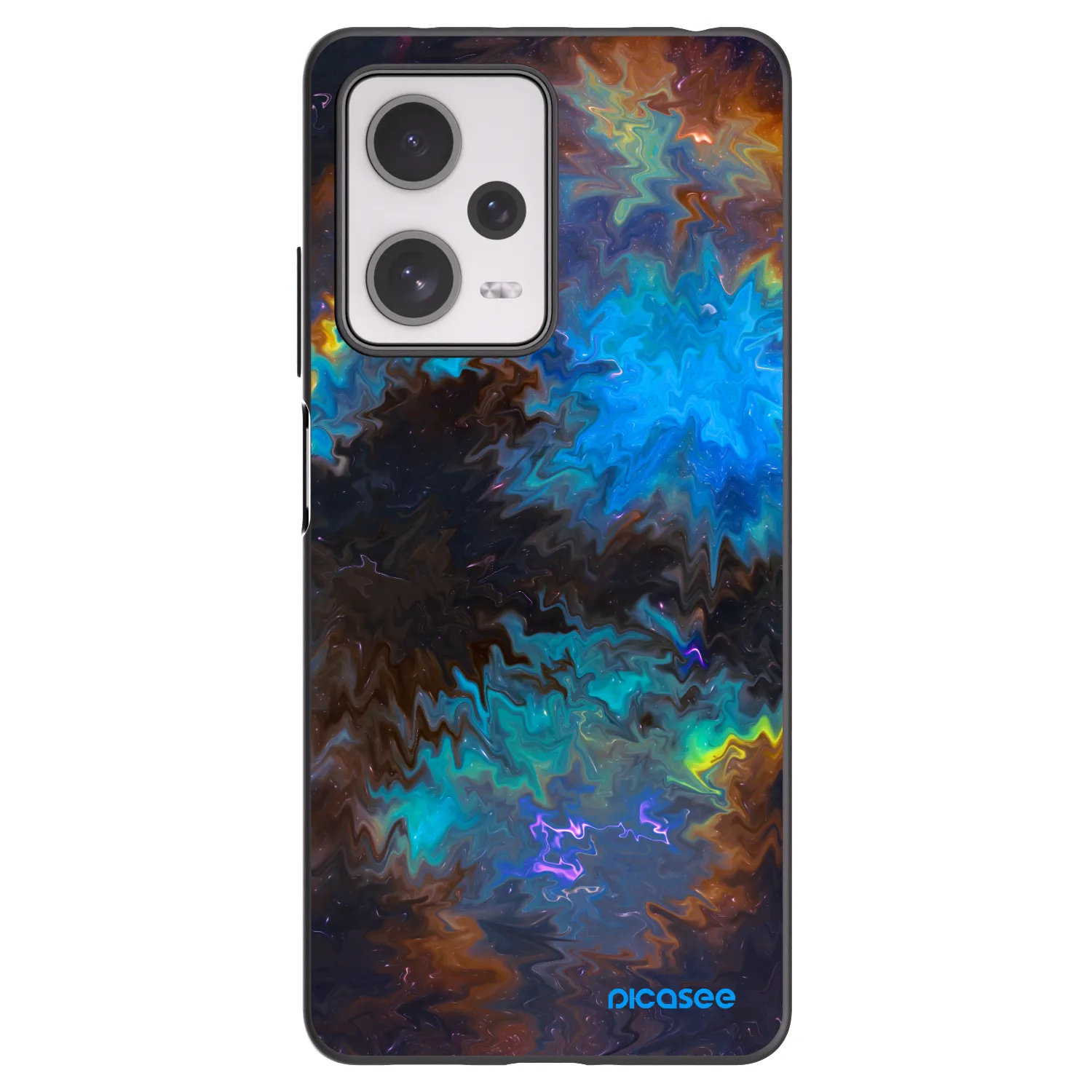 Picasee silikonski črni ovitek za Xiaomi Redmi Note 12 Pro+ 5G - Space