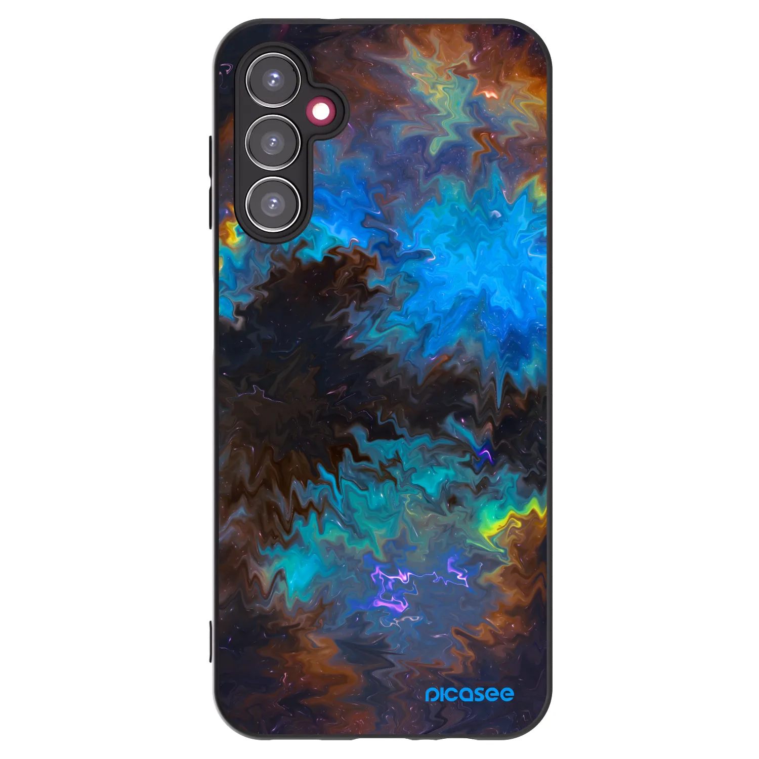 Picasee silikonski črni ovitek za Samsung Galaxy A14 4G A145R - Space