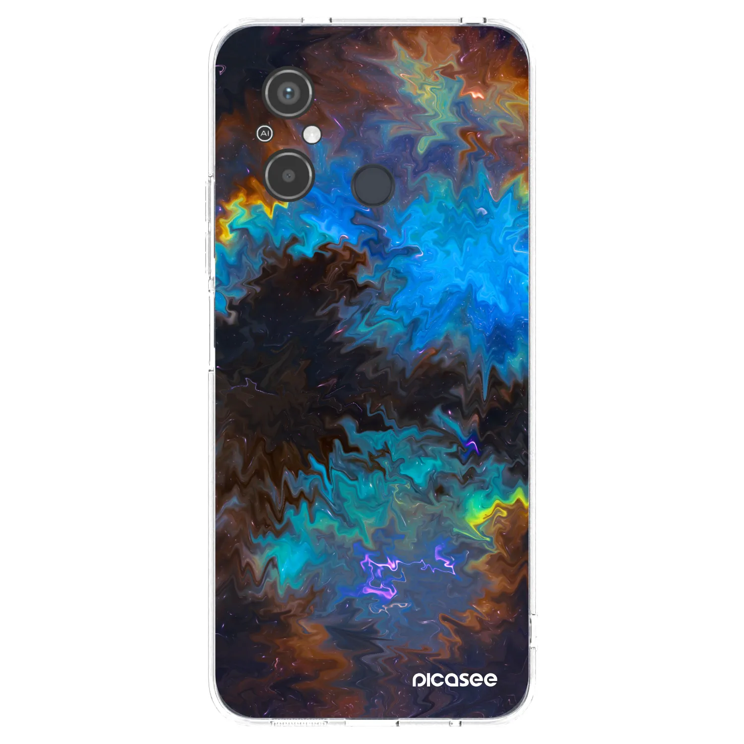 Picasee silikonski prozorni ovitek za Xiaomi Redmi 12C - Space