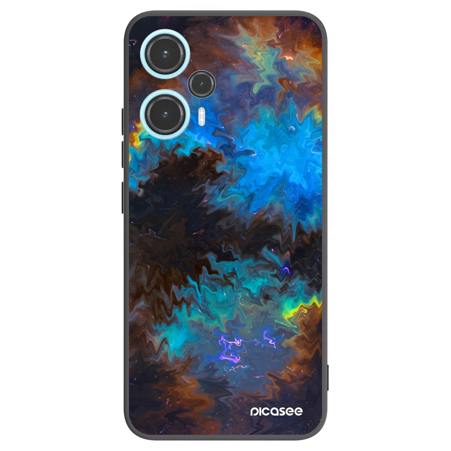 Picasee silikonski črni ovitek za Xiaomi Poco F5 - Space