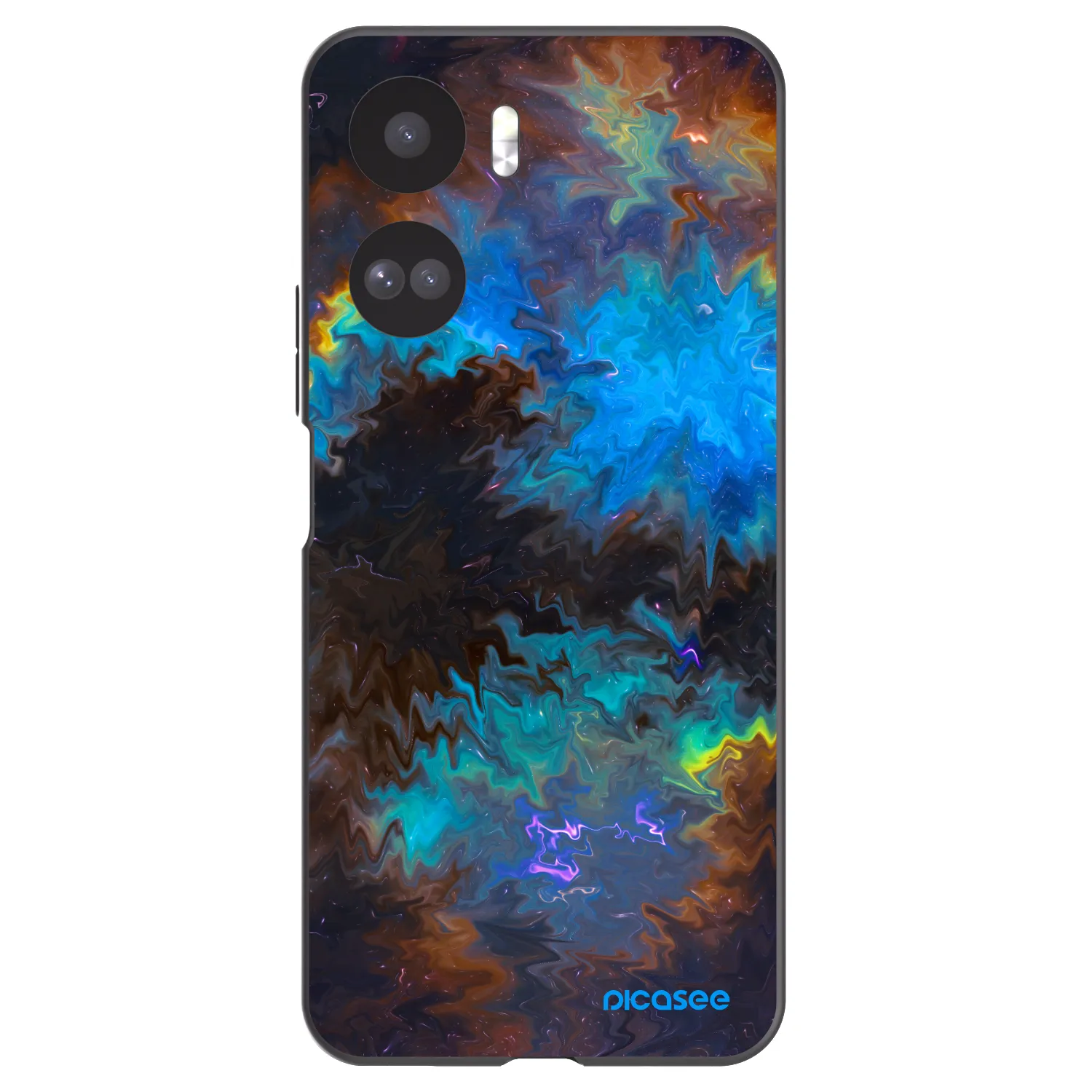 Picasee silikonski črni ovitek za Honor 90 Lite 5G - Space
