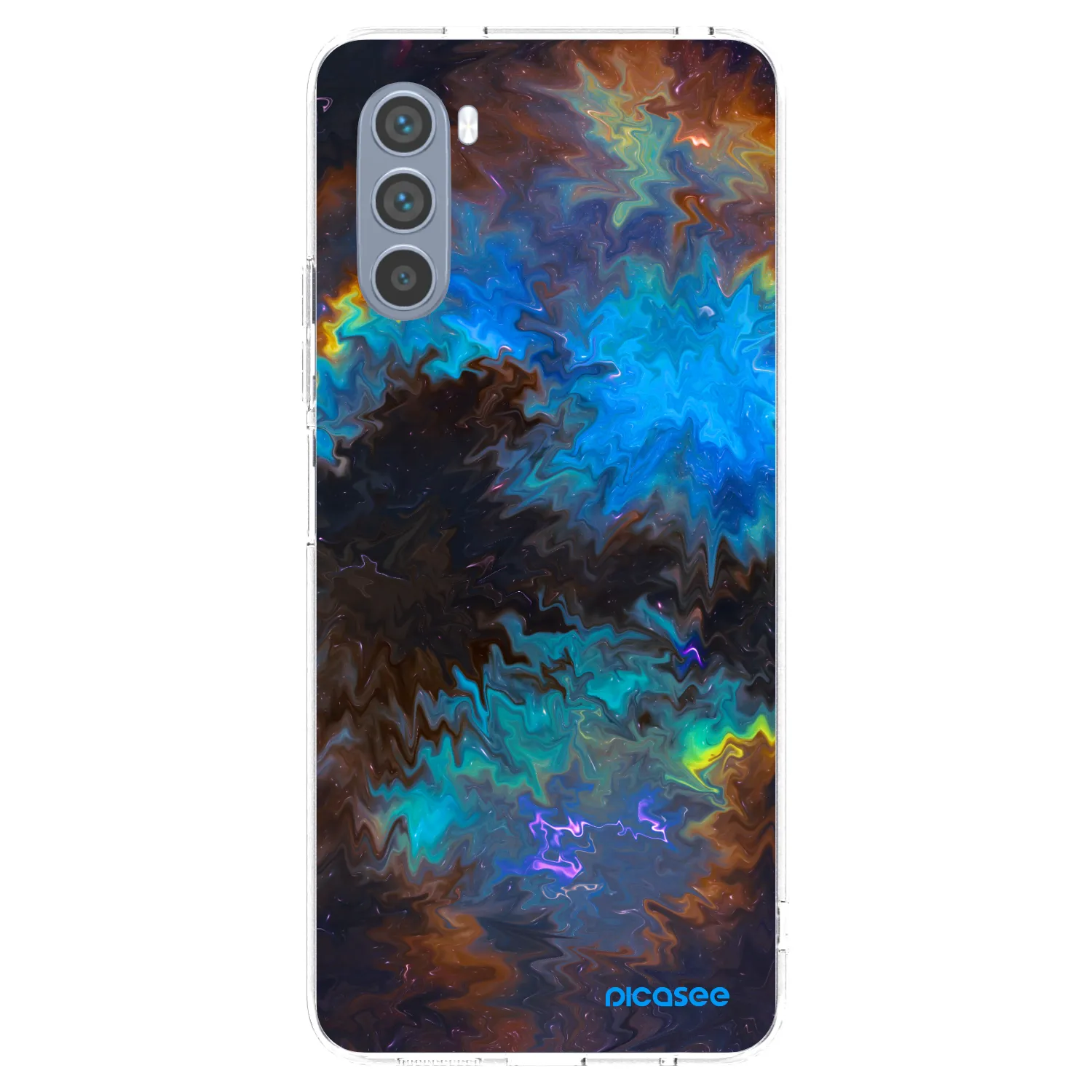 Picasee silikonski prozorni ovitek za Motorola Moto G62 - Space