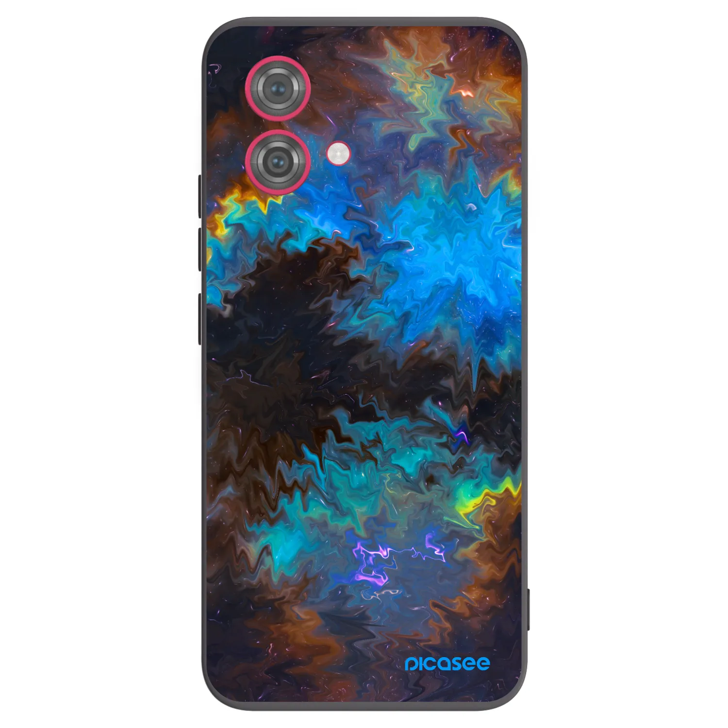 Picasee silikonski črni ovitek za Motorola Moto G84 5G - Space