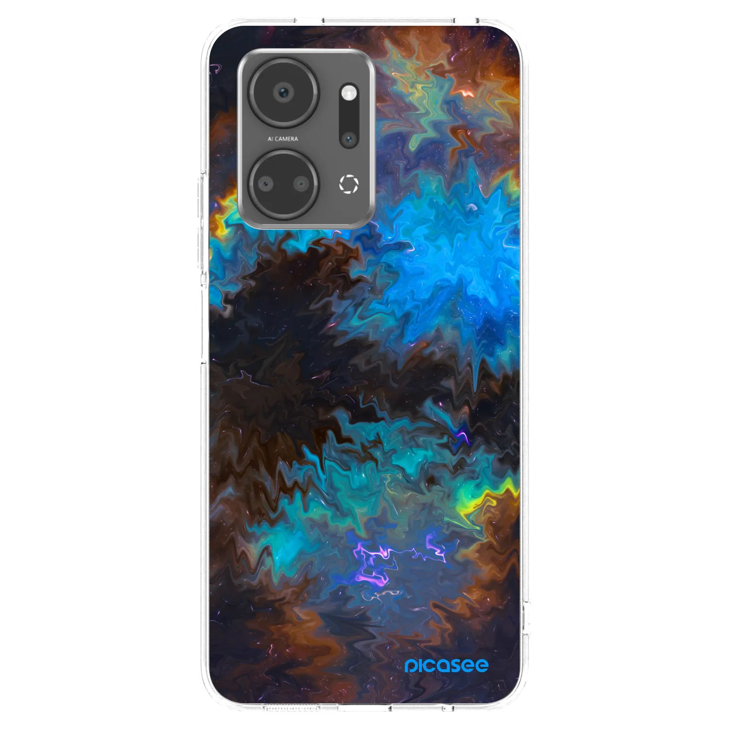 Picasee silikonski prozorni ovitek za Honor X7a - Space