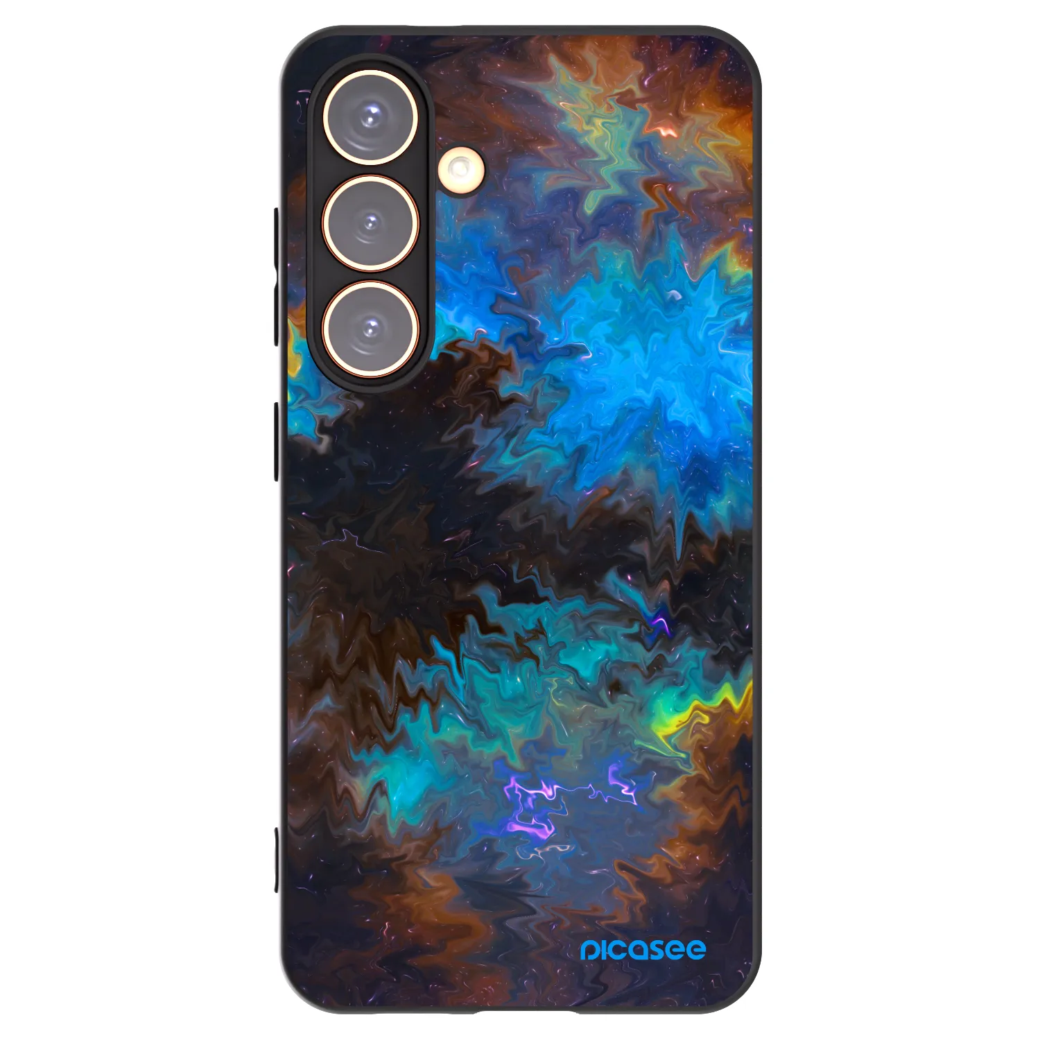 Picasee silikonski črni ovitek za Samsung Galaxy S24 S921B 5G - Space