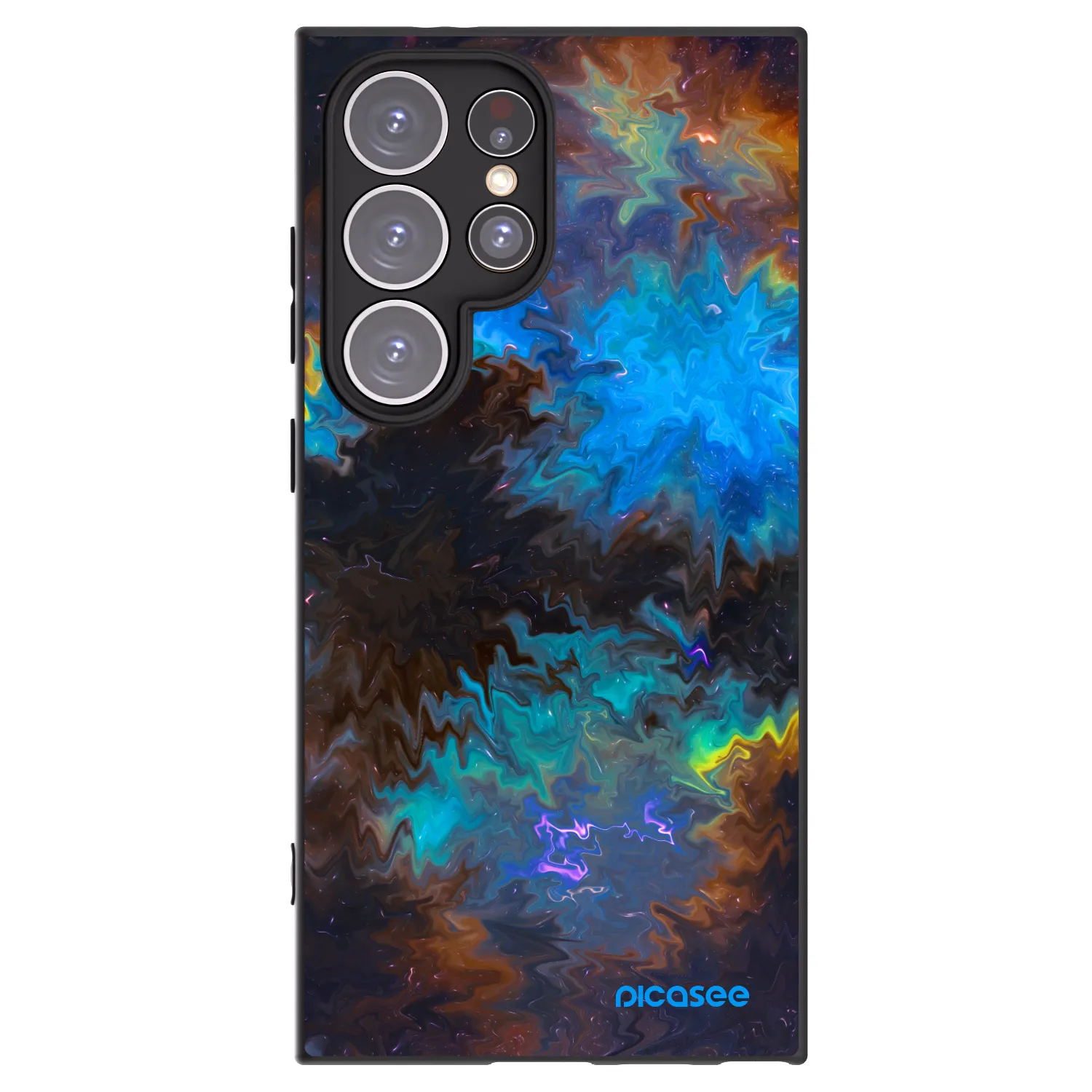 Picasee silikonski črni ovitek za Samsung Galaxy S24 Ultra S928B 5G - Space