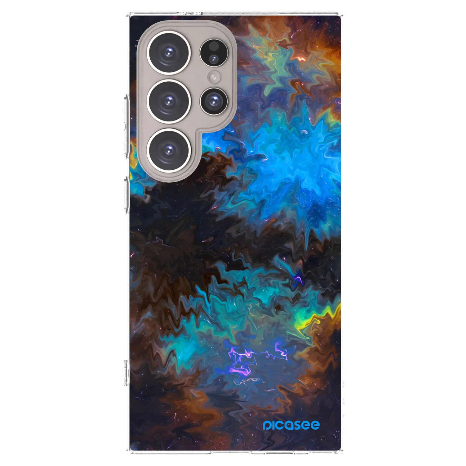 Picasee silikonski prozorni ovitek za Samsung Galaxy S24 Ultra S928B 5G - Space