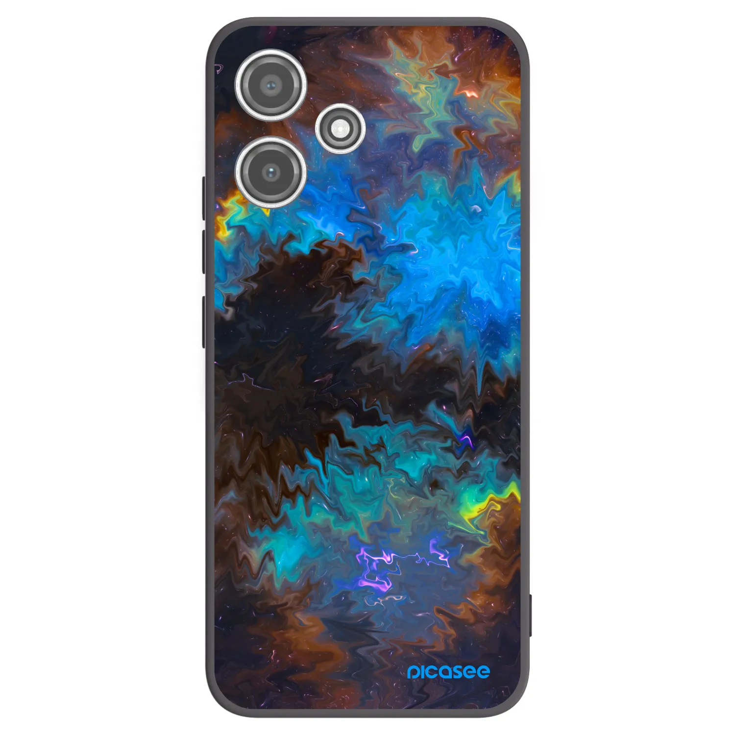 Picasee silikonski črni ovitek za Xiaomi Redmi 12 5G - Space