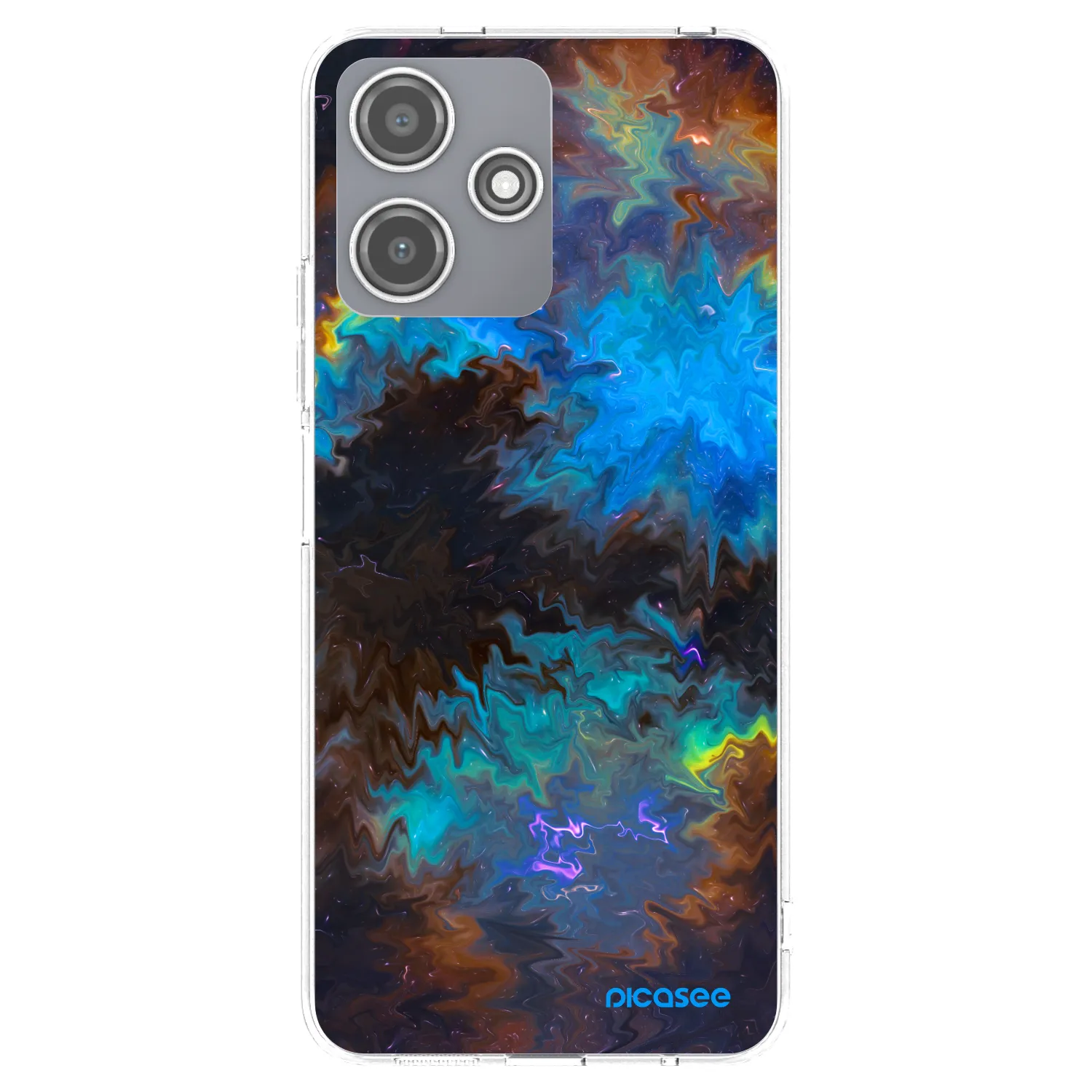 Picasee silikonski prozorni ovitek za Xiaomi Redmi 12 5G - Space