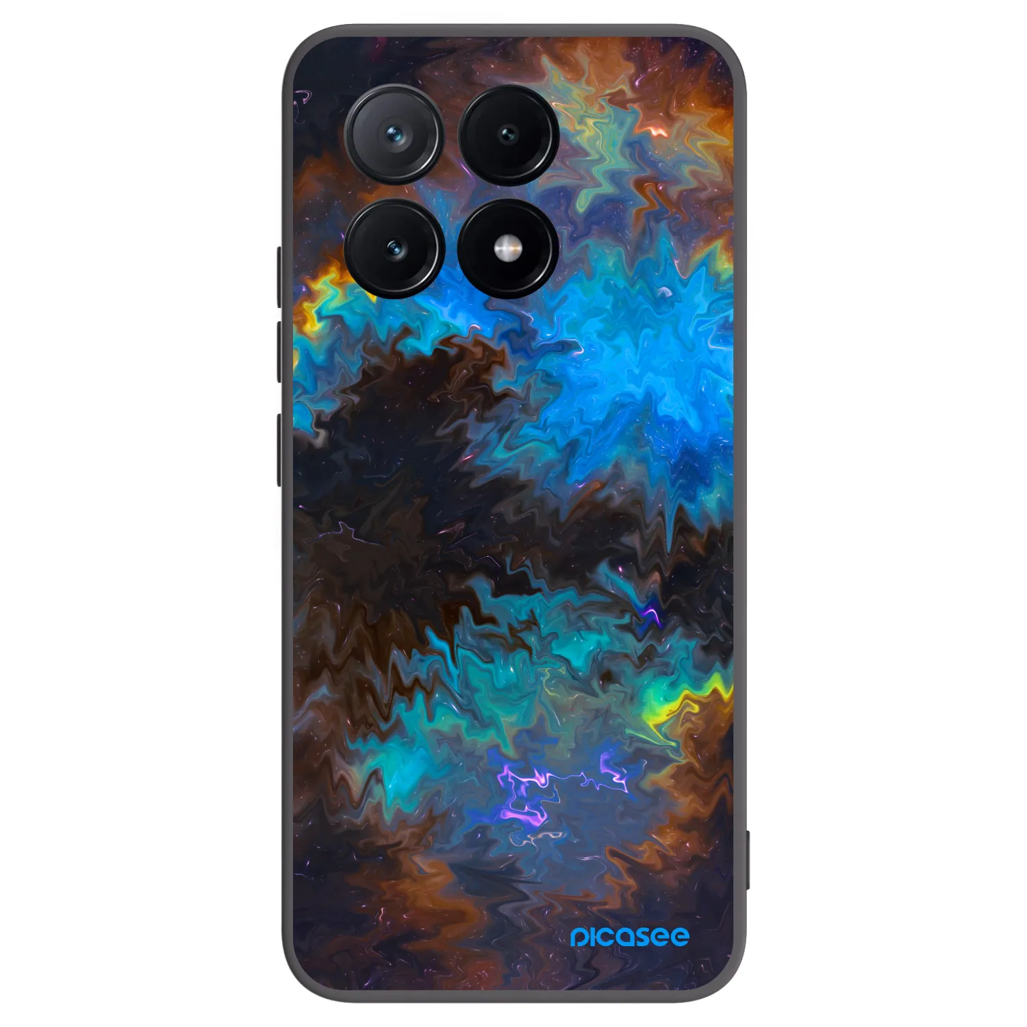 Picasee silikonski črni ovitek za Xiaomi Poco X6 Pro - Space