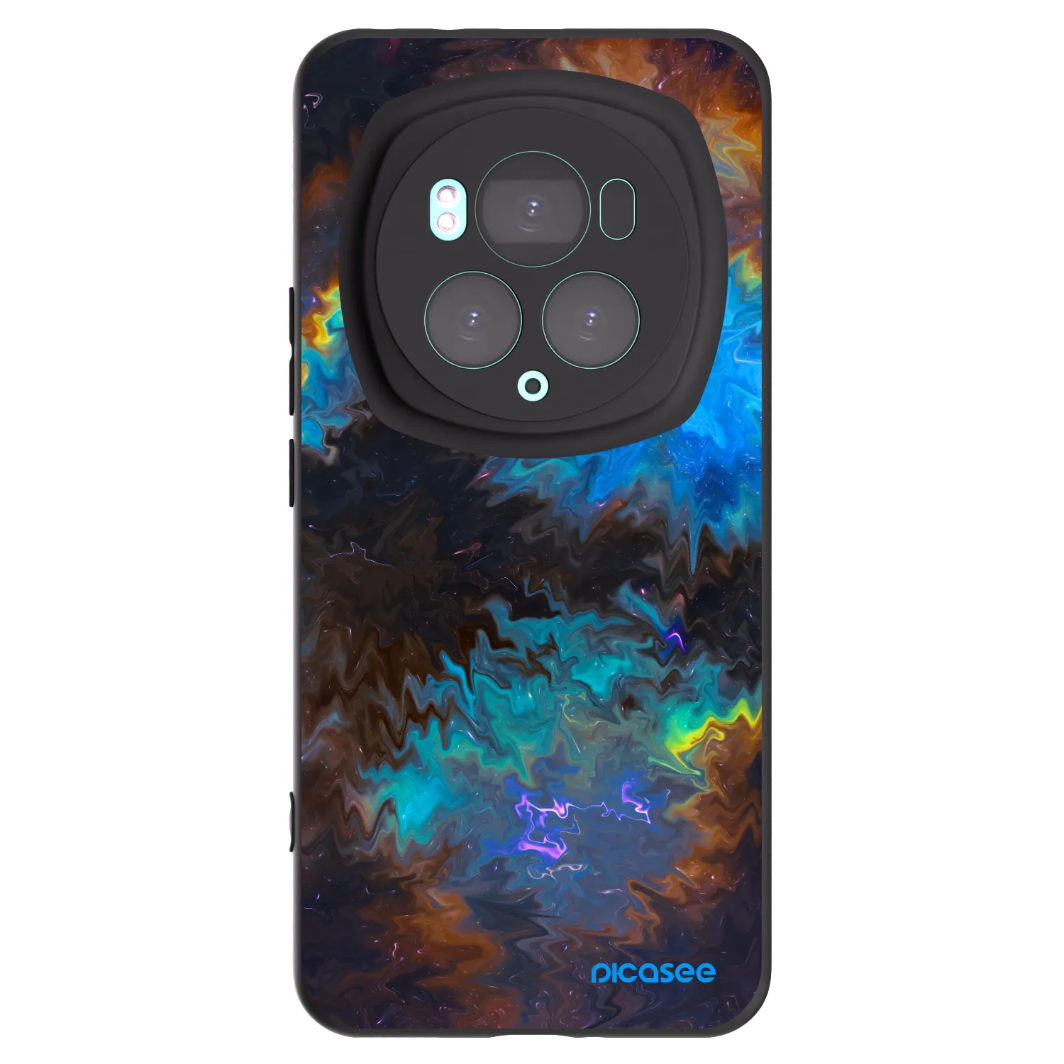 Picasee silikonski črni ovitek za Honor Magic6 Pro - Space