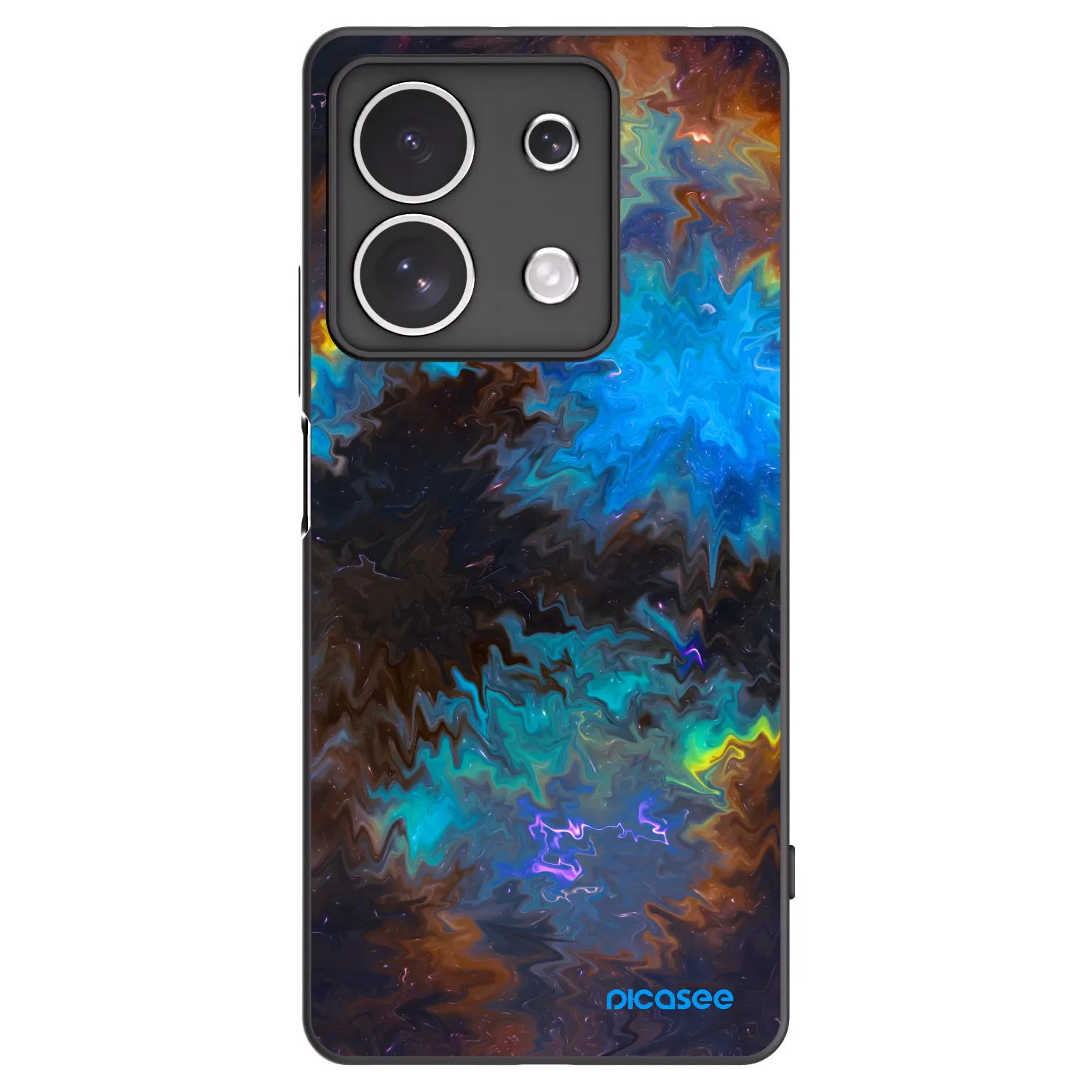 Picasee silikonski črni ovitek za Xiaomi Redmi Note 13 4G - Space